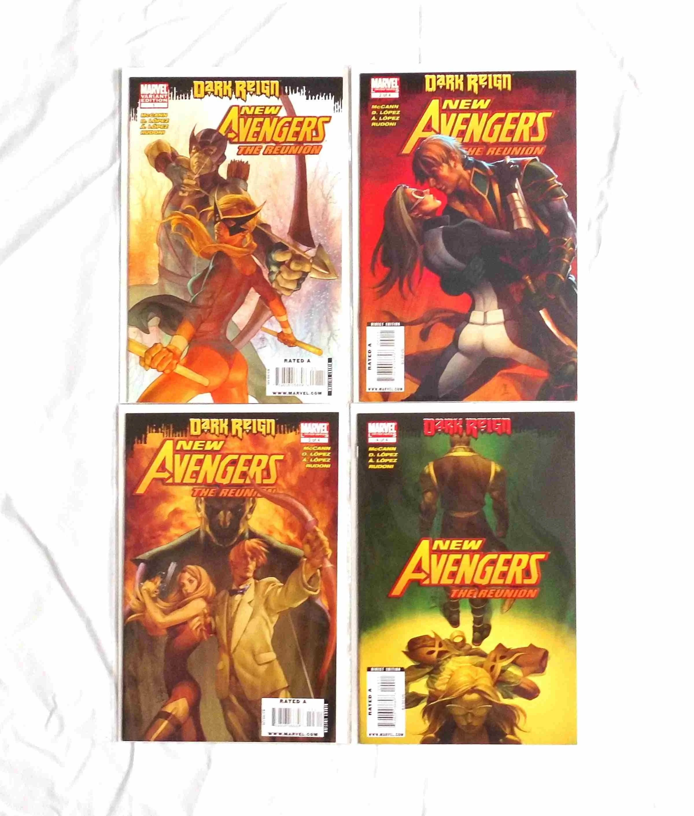 New Avengers: The Reunion #1-4 Full Set
