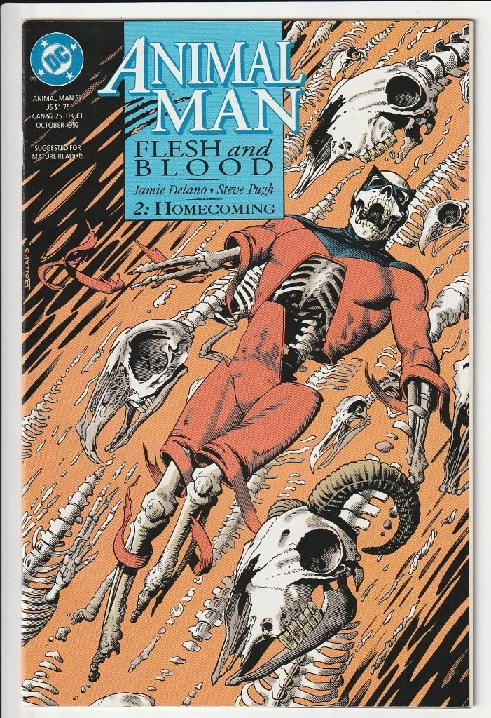 Animal Man Series 1 #52 Signed x Delano and Pugh