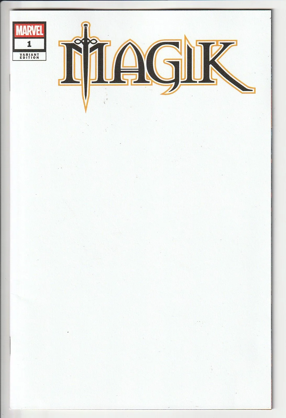 Magik #1 Blank Cover Variant