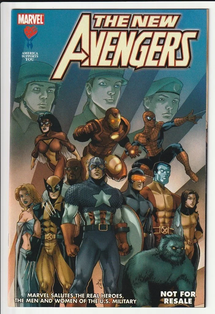 AAFES 3rd Edition New Avengers Marvel Salutes Military