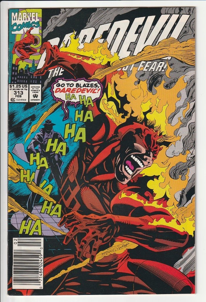 Daredevil Series 1 #313 Newsstand Edition