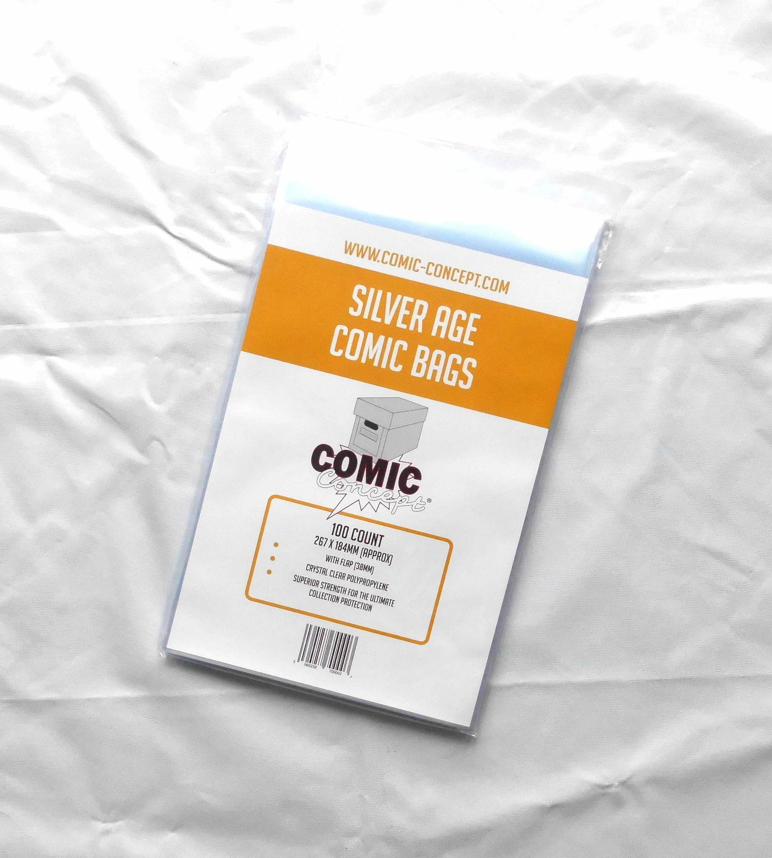 Comic-Concept Silver Age Comic Bags 100 Pack