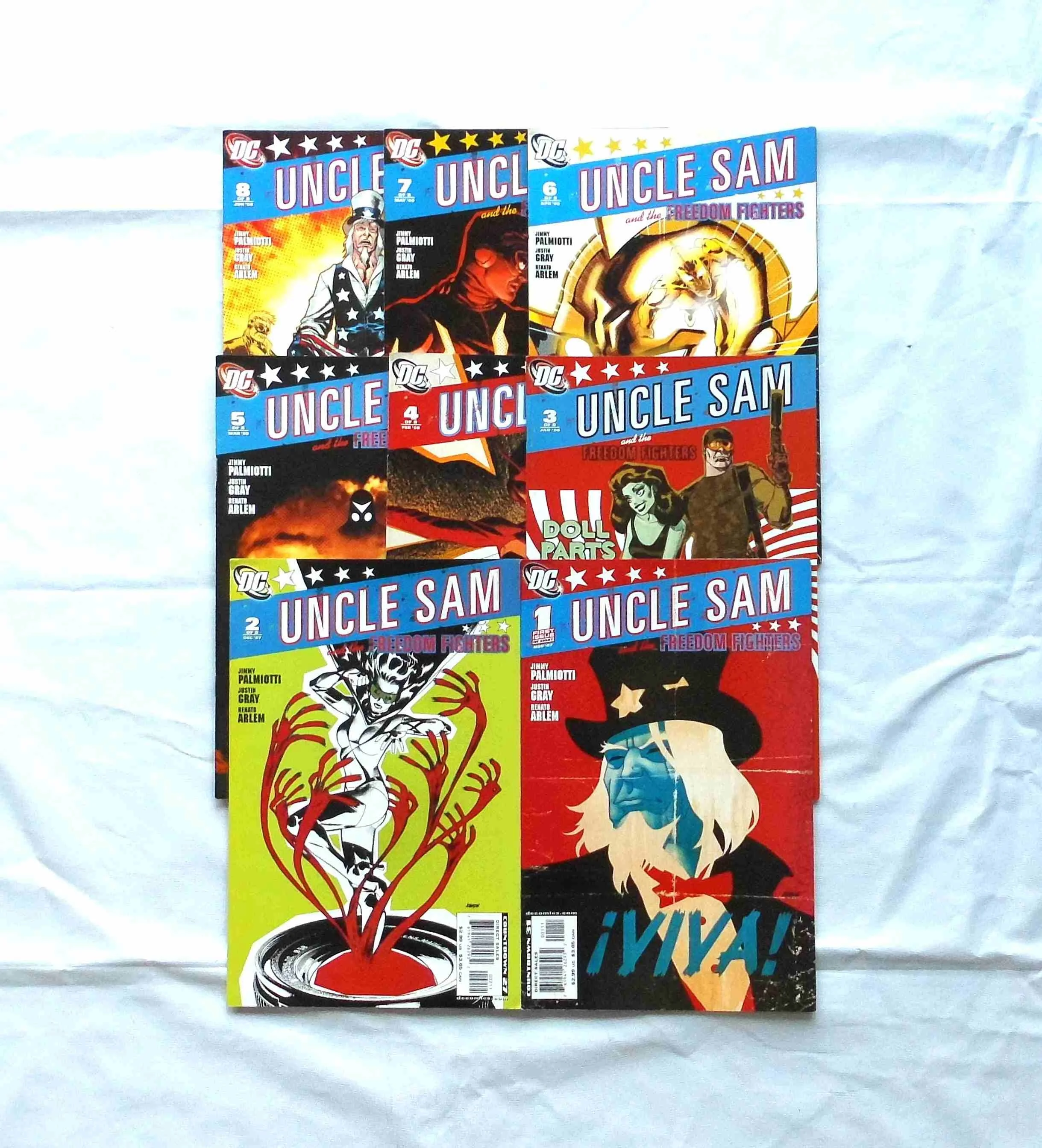 Uncle Sam and the Freedom Fighters Series 2 #1-8 Full Set