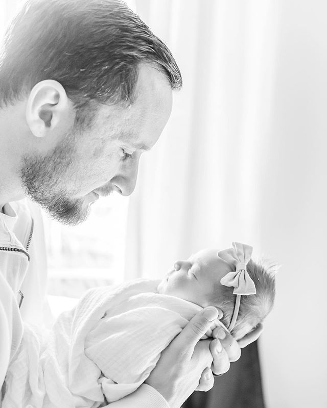 Just a father gazing at his newborn daughter....envisioning the life she&rsquo;ll live and picturing the beautiful girl he knows she&rsquo;ll grow up to be! 💕