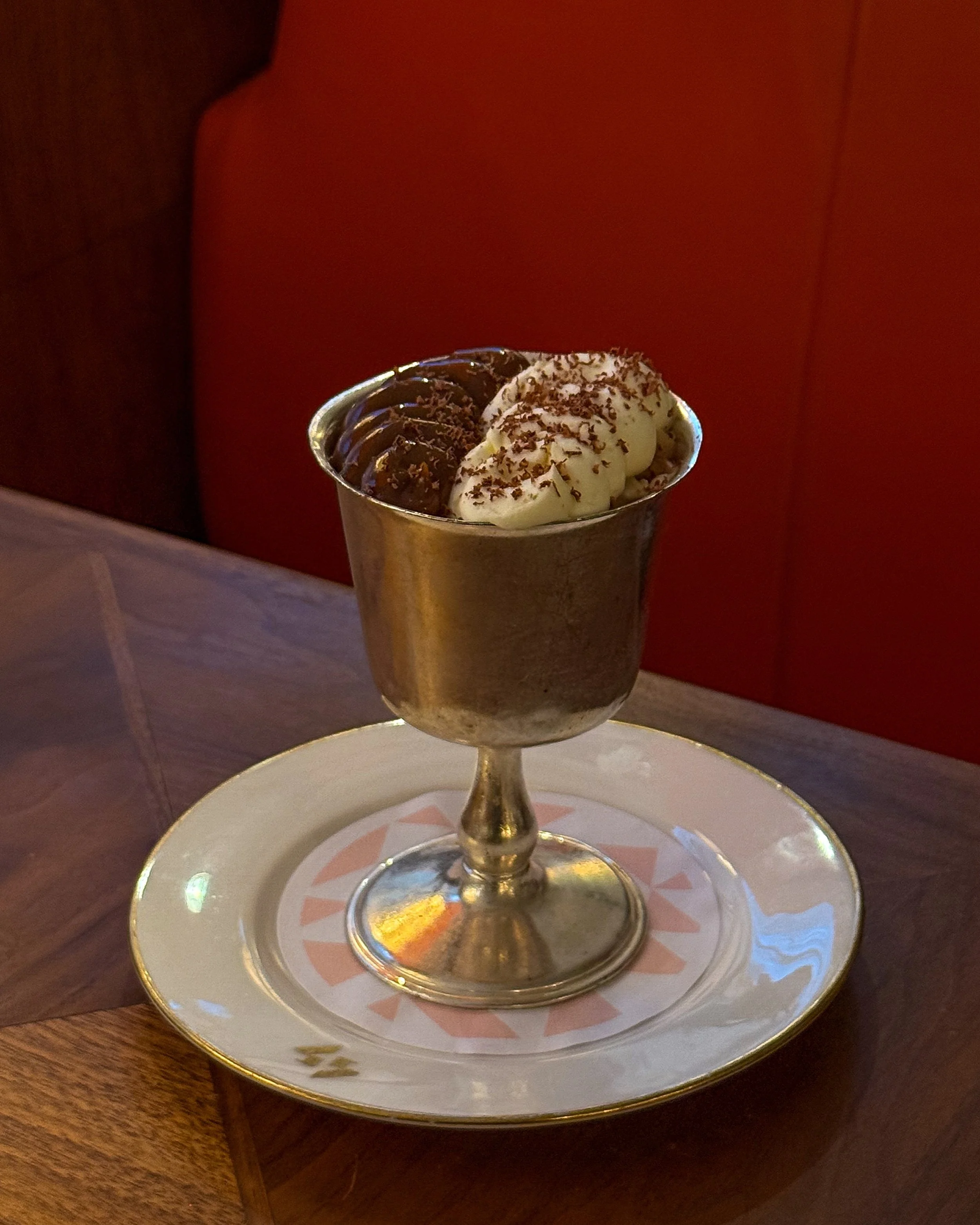 An evening indulgence.

Banoffee Pie - layers of banana split ice cream, dulce de leche, fresh banana and lime chantilly.