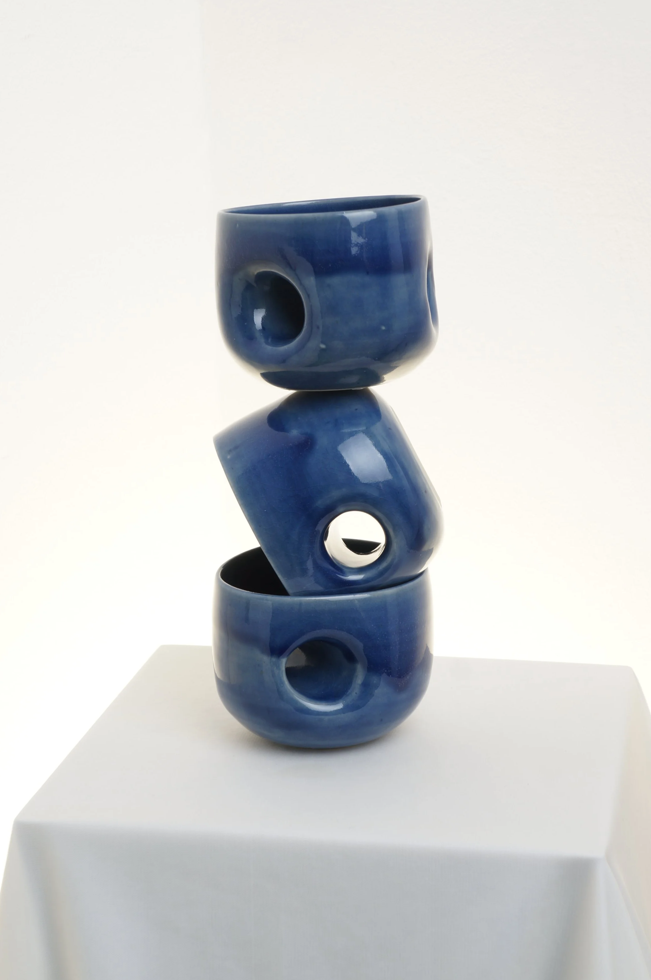 Bouça Cup Aquarelle Blue Crackled