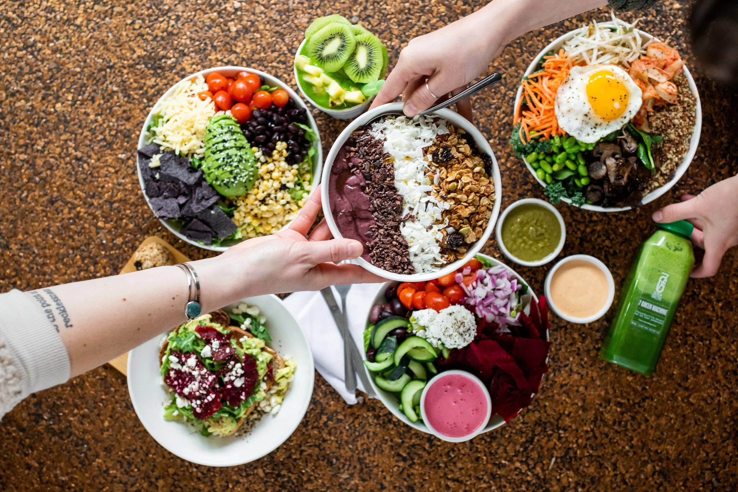 Detroit Menu — 7 Greens Salads Bowls Wraps