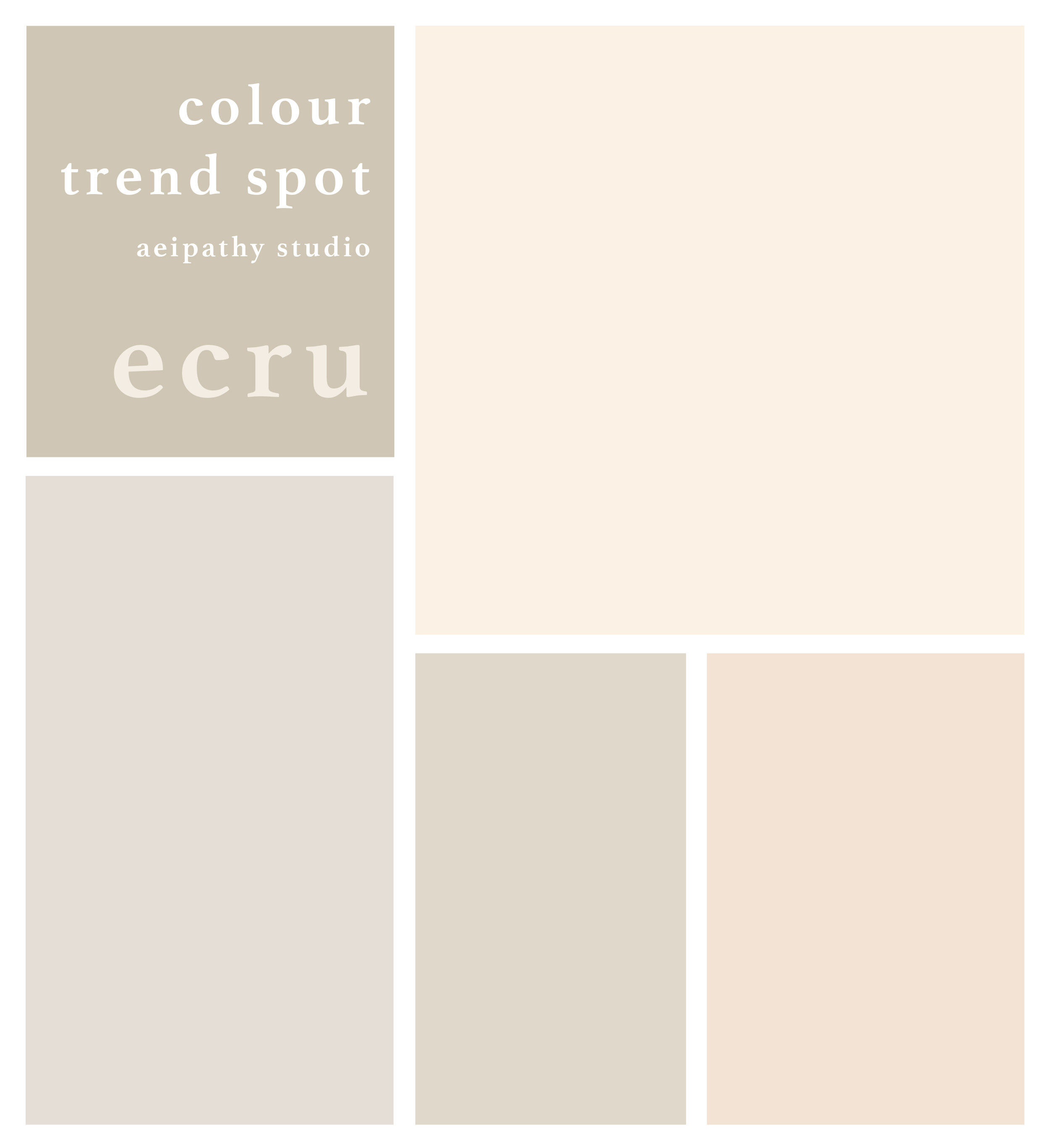 Colour Trend Spot - Ecru - and how to use it in every wedding