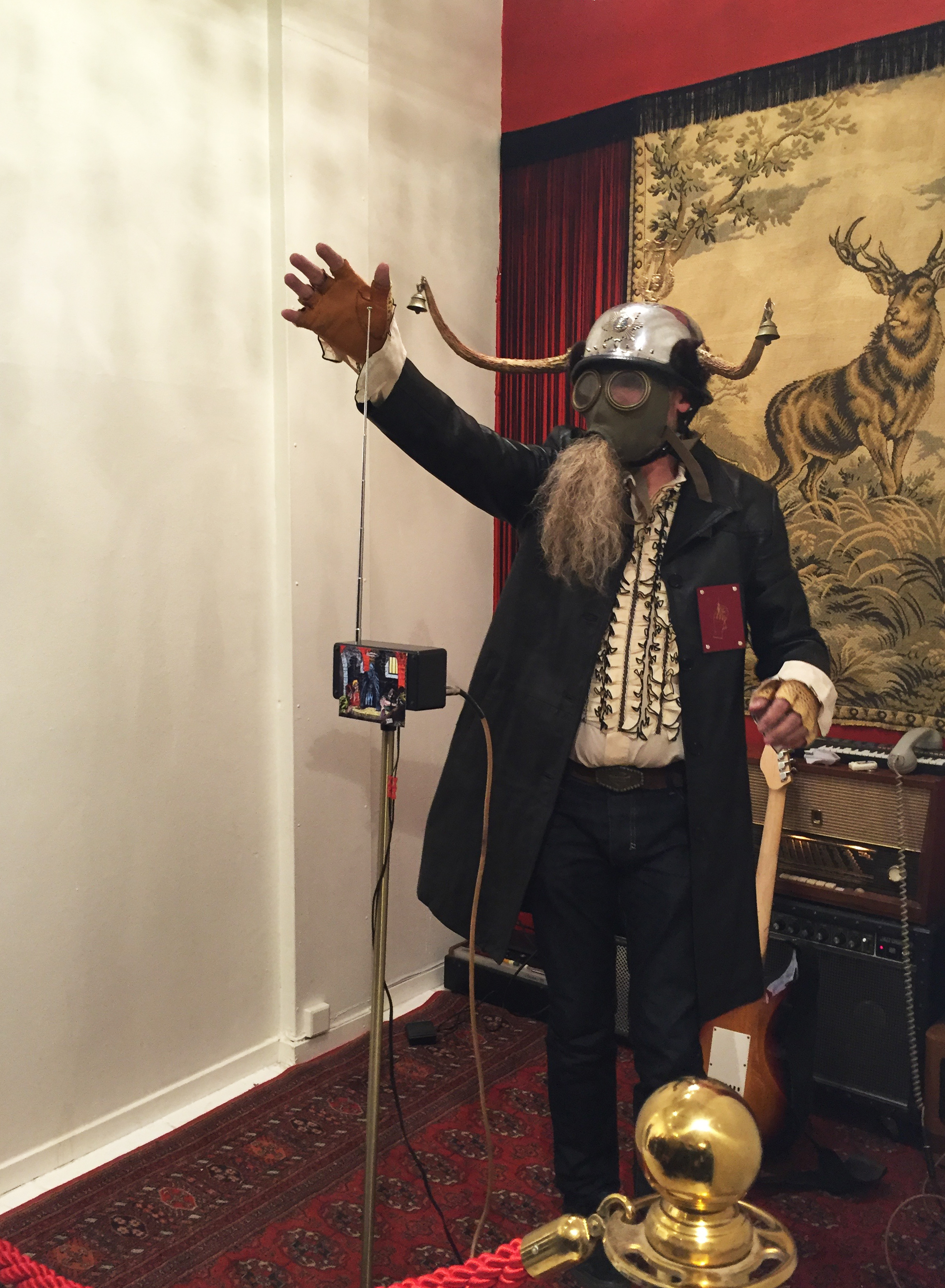 Count Pukebeard Live at Erik Axl Sund Gallery, Stockholm, 2016 