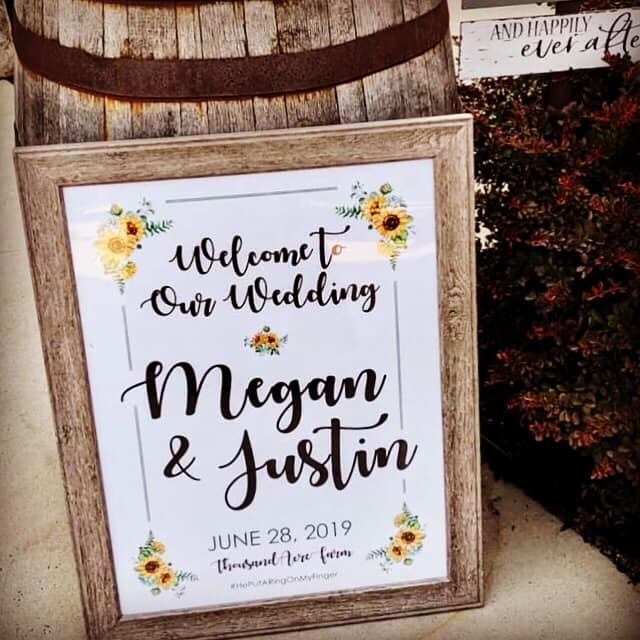 Welcome to Our Wedding Poster
