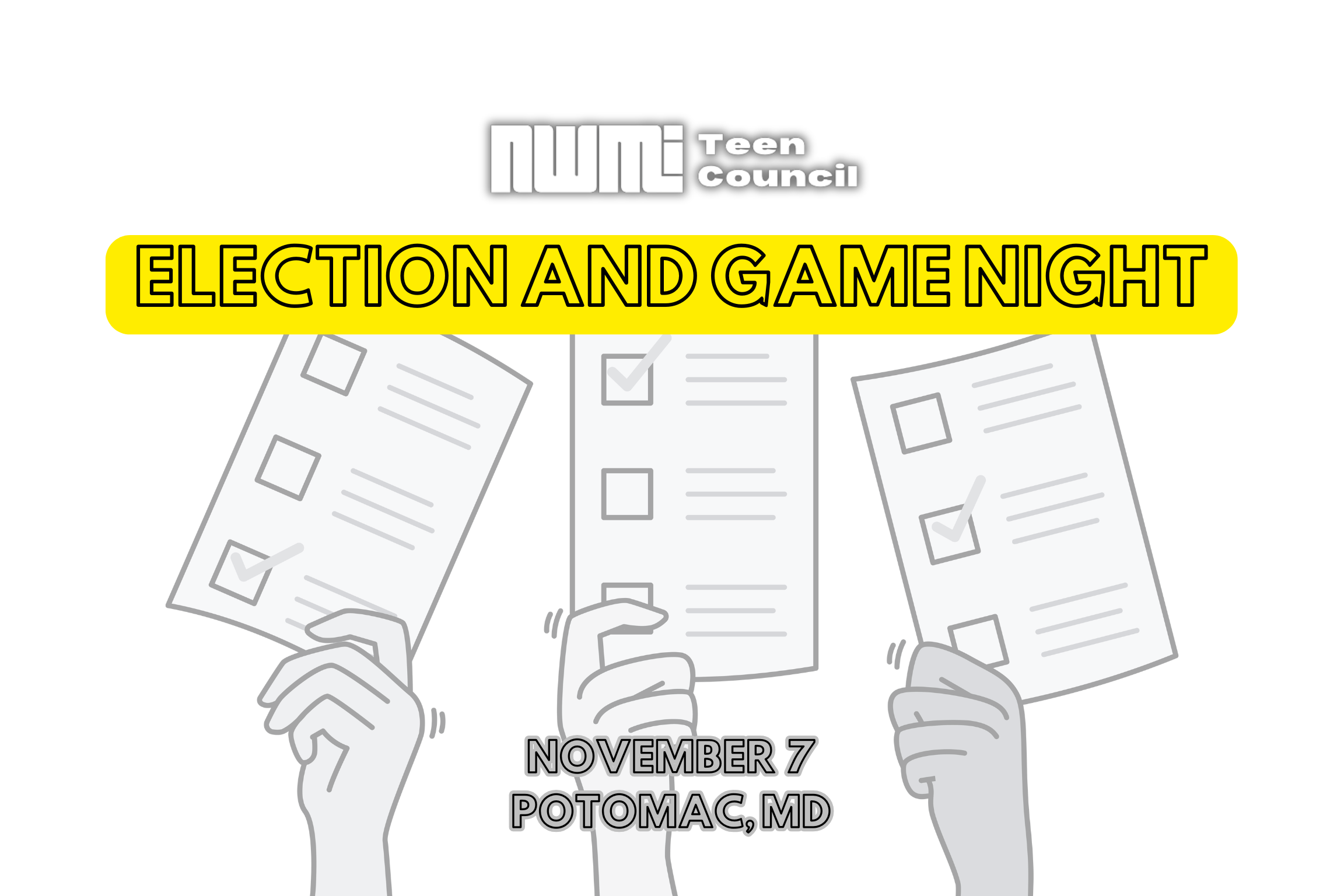 NWMI Teen Council Election and Game Night