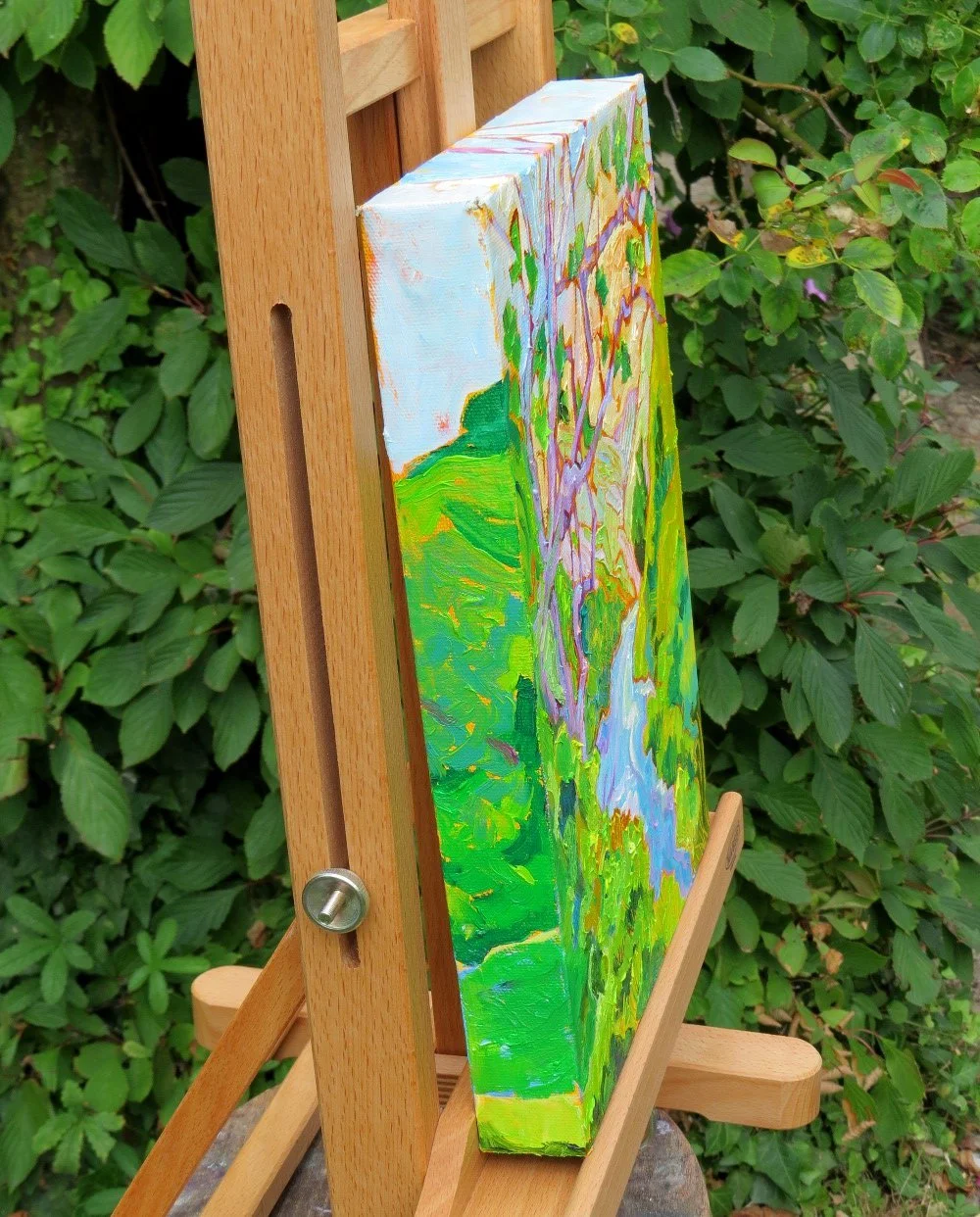 River Dove 2 on easel.JPG