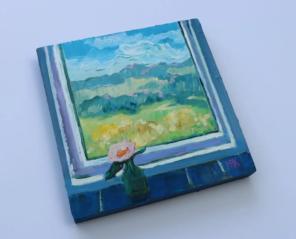 Mary Kemp Out Across the Fields on table.JPG