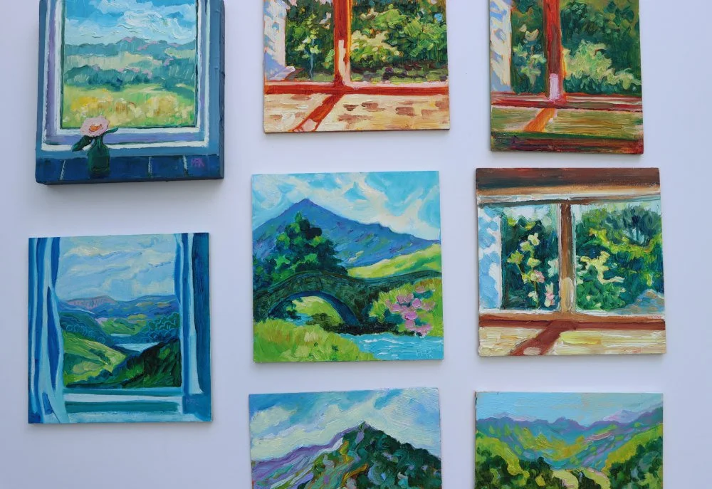 Mary Kemp Small Paintings...JPG