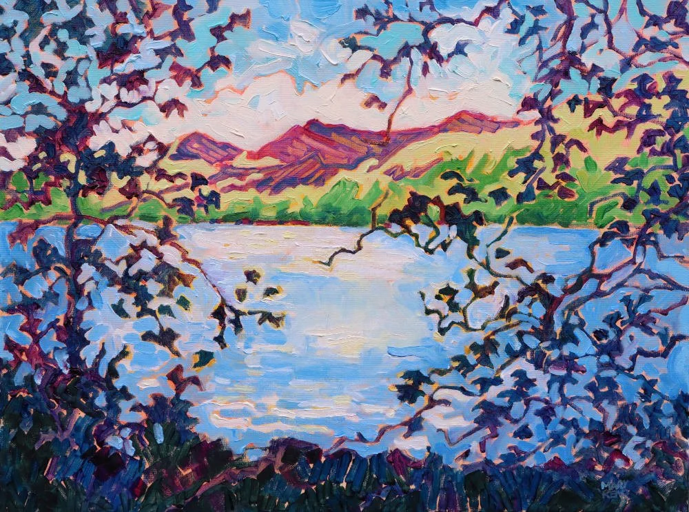 Mary Kemp. Secret Lake, Derwent Water  .JPG