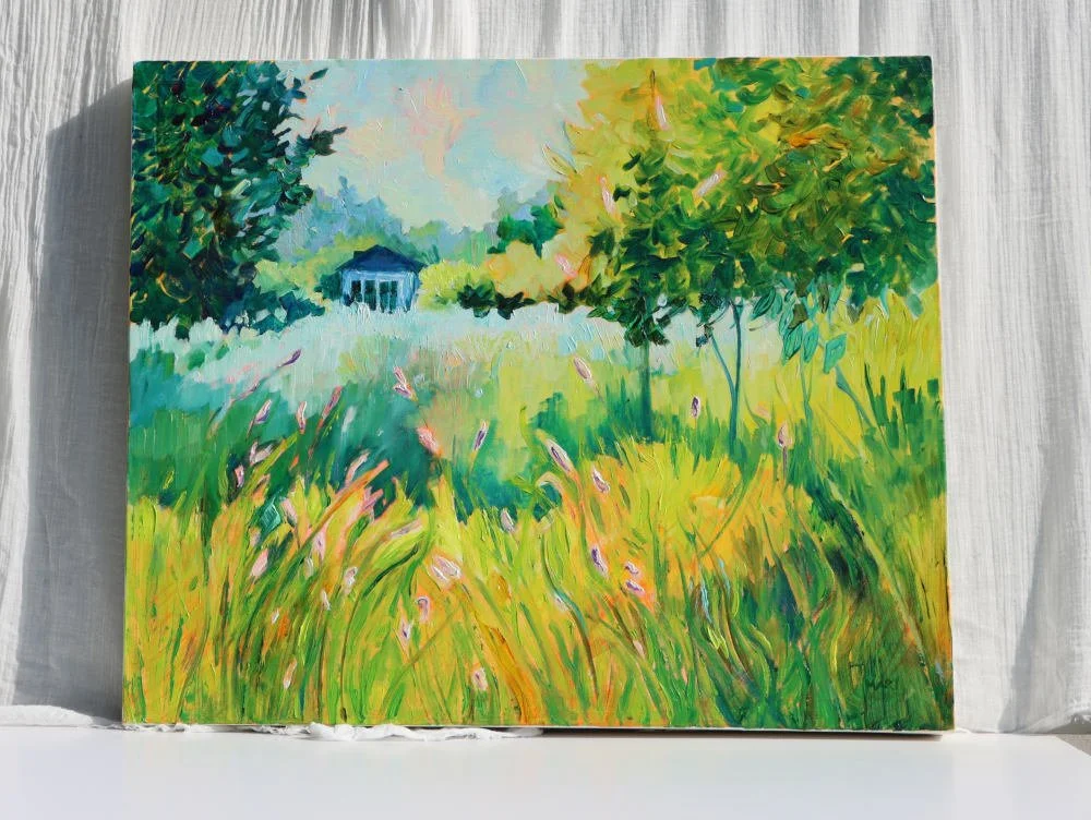 WT 2636ss studio Early Morning Tom's garden ooc 60 x 50 x 4.JPG