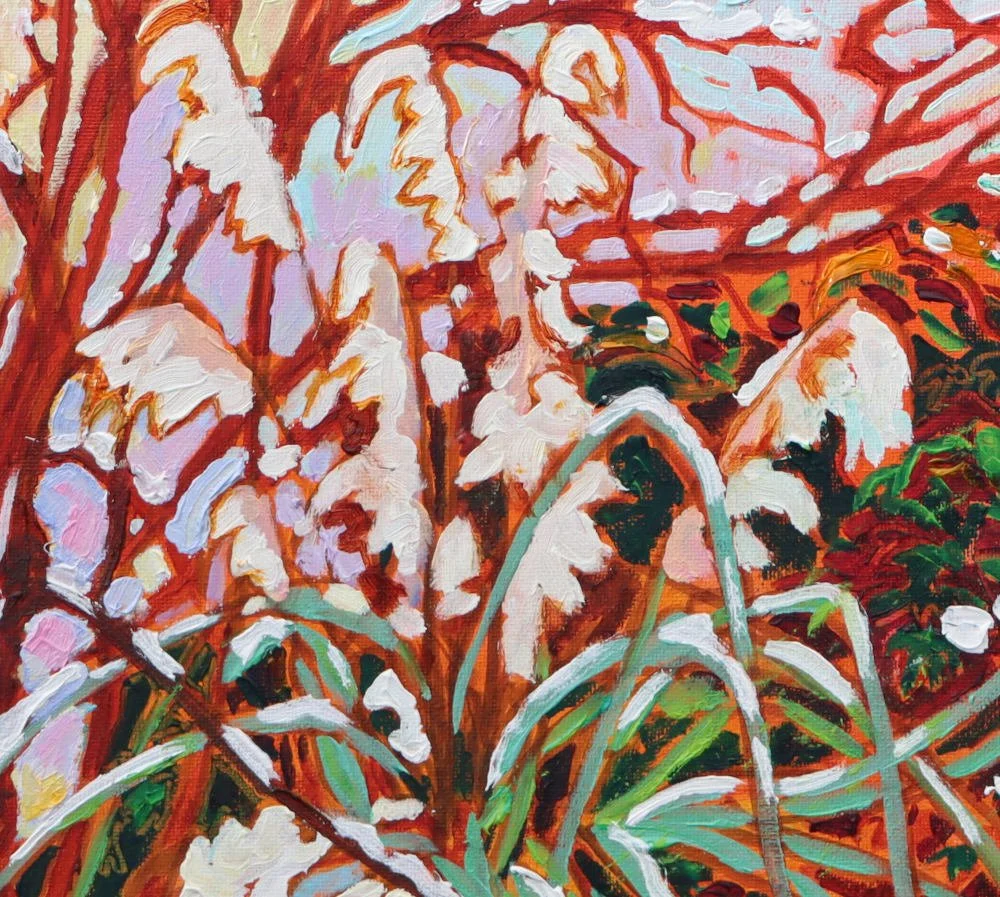 WT 2438sd Snowy Garden. oocp 30 x 30.JPG