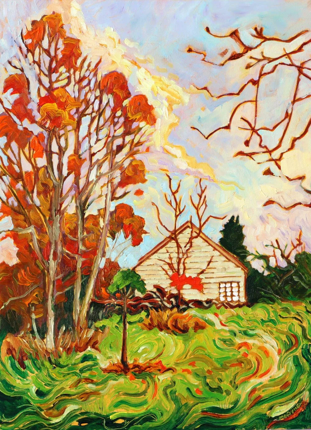 WT 2506ss. Barn and Red Tree ooc 30 x 40.JPG