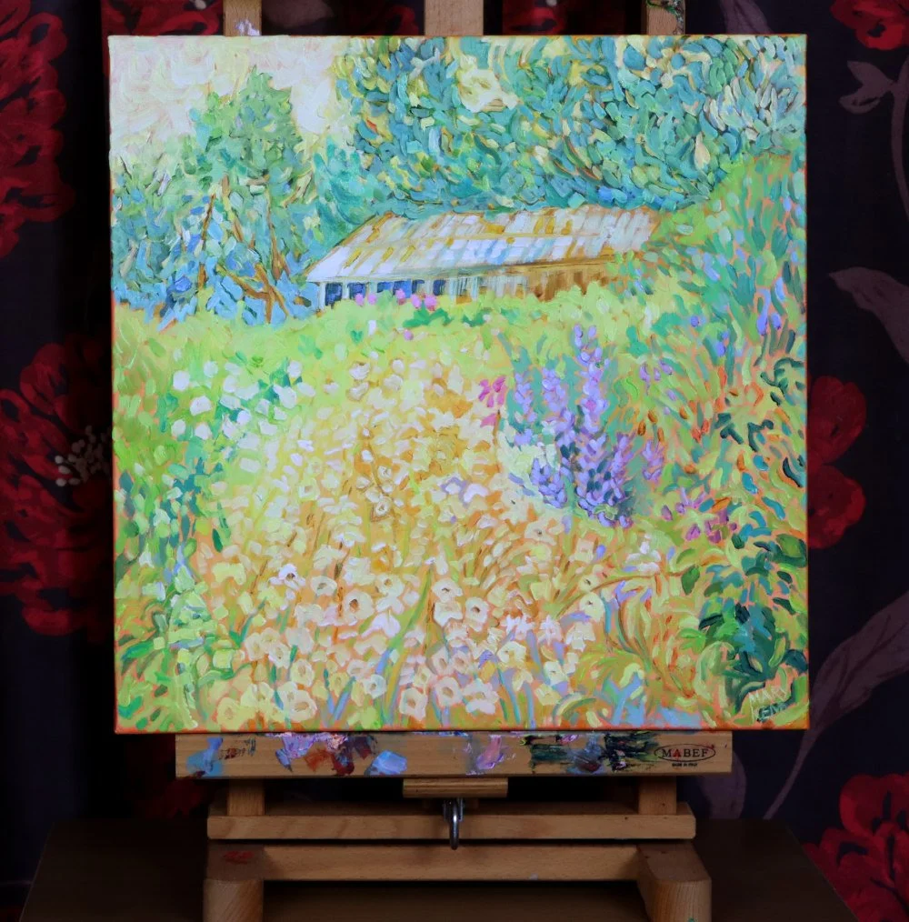WT 2601s Lazy Summer Afternoon on easel.JPG