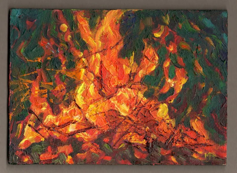 S 2525s Small Fires #19  oob  7 x 5 .JPG