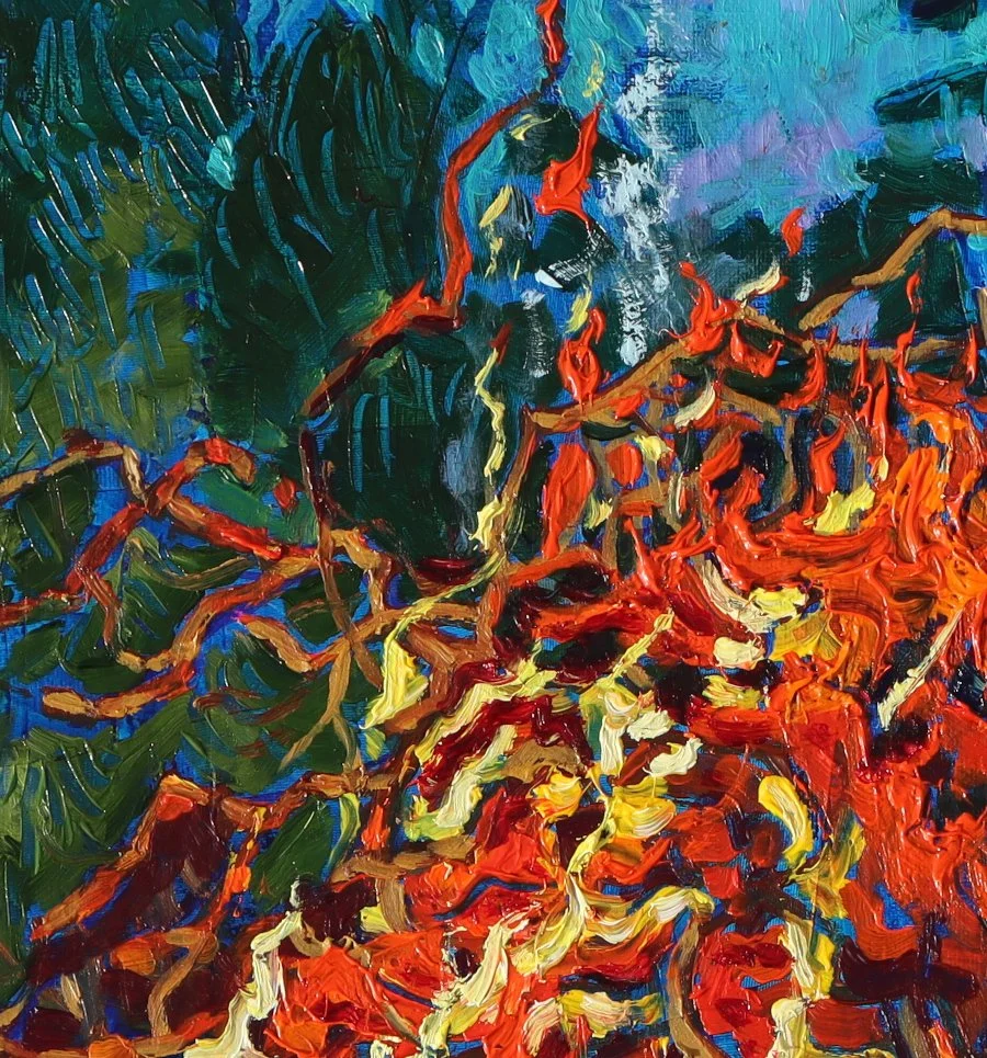 WT 2503sd Small Fires #01 oocp 30 x 30.JPG