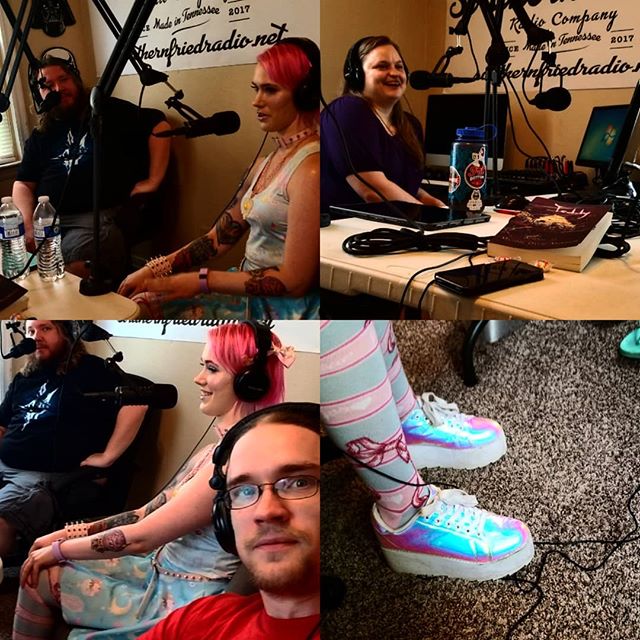 We take @caitybelleackeryandere #spelunking in our latest #characteradventure on #ep25 of #aia!
.
.
#authorsinabstract #southernfriedradio #podcast #author #authorsofig #authorsofinstagram #writerslife #writersofinstagram #writersofig #writer #knoxrocks #rainbow #anime #cavedeath #jello #storytime #cosplay