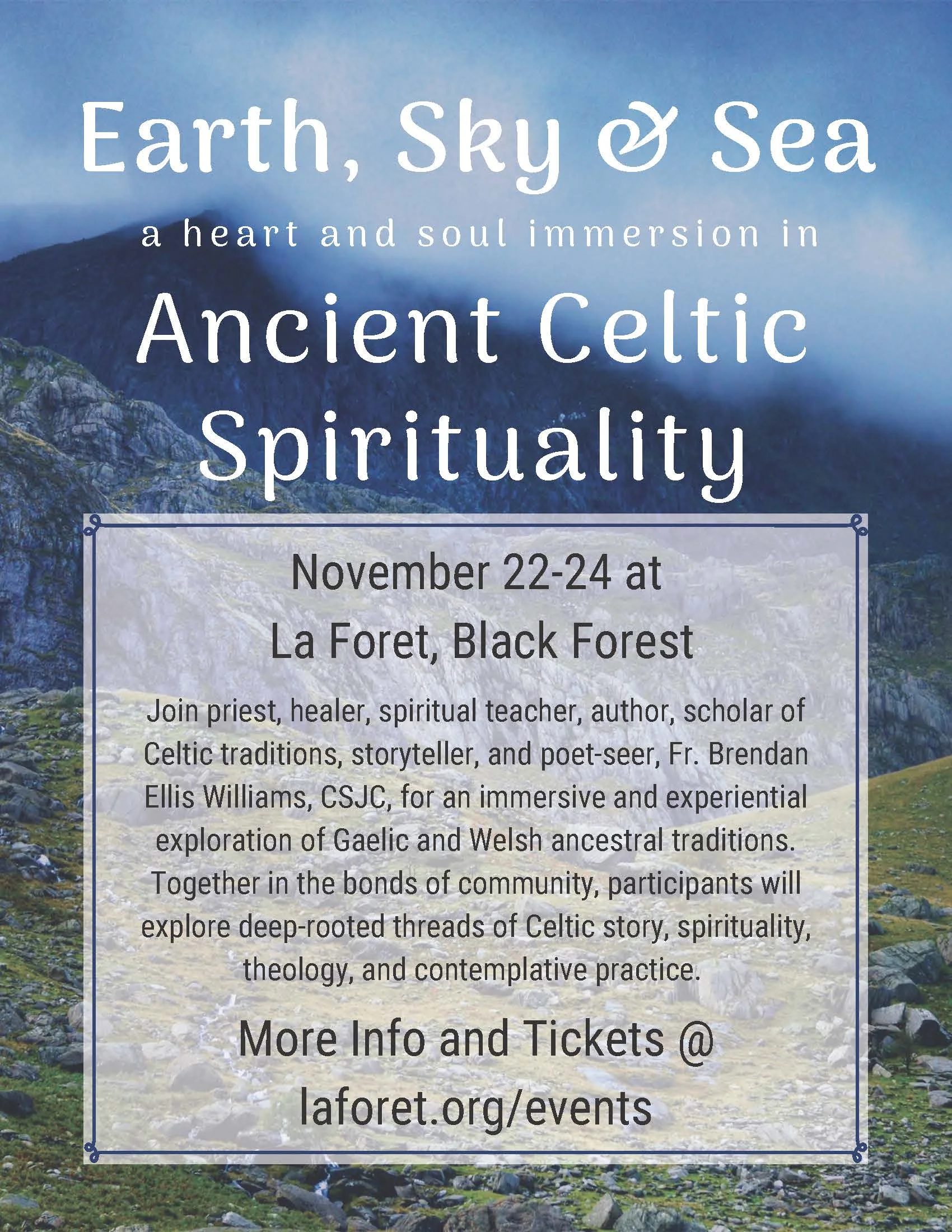 retreat on Ancient Celtic Spirituality 