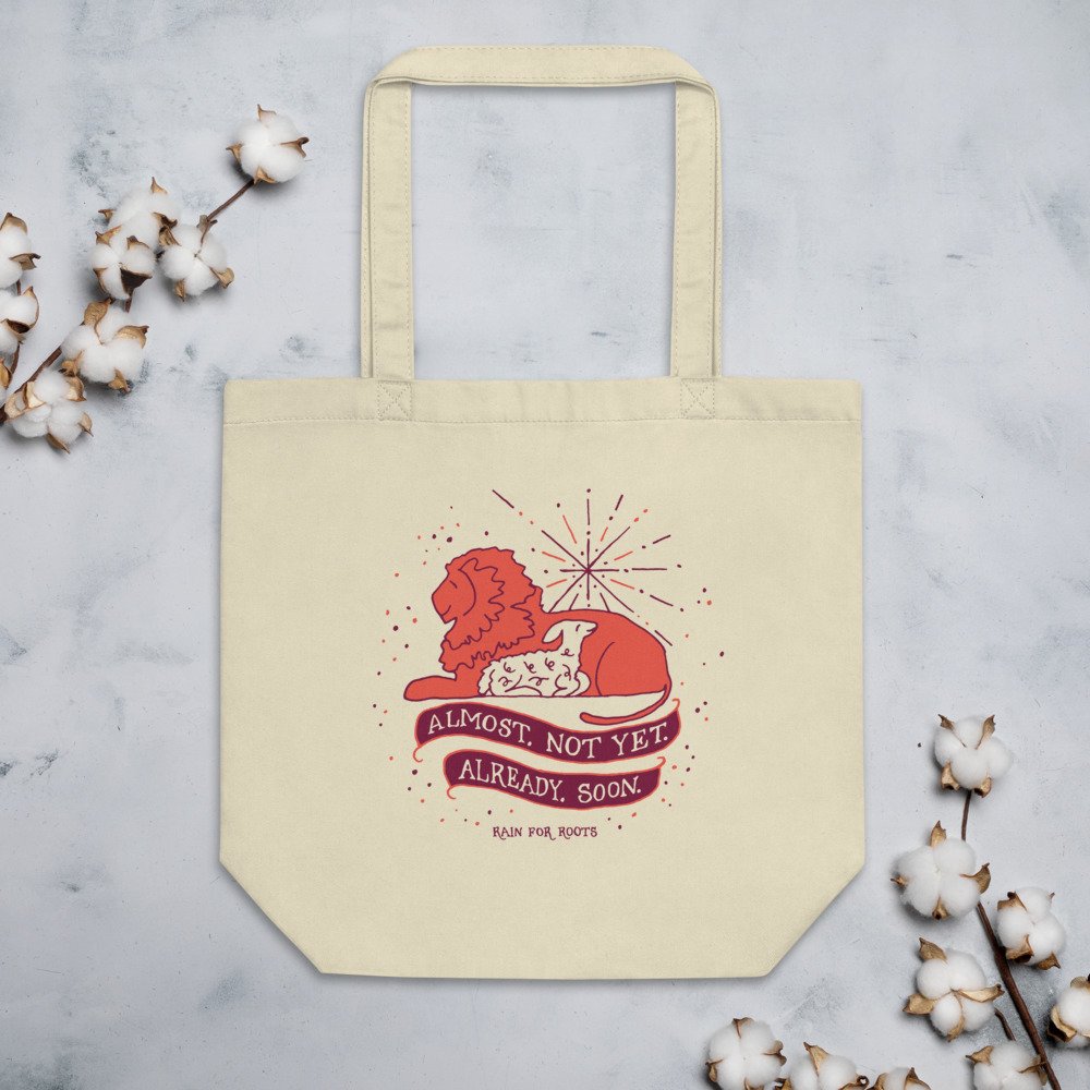 Waiting Songs Tote Bag — Rain for Roots