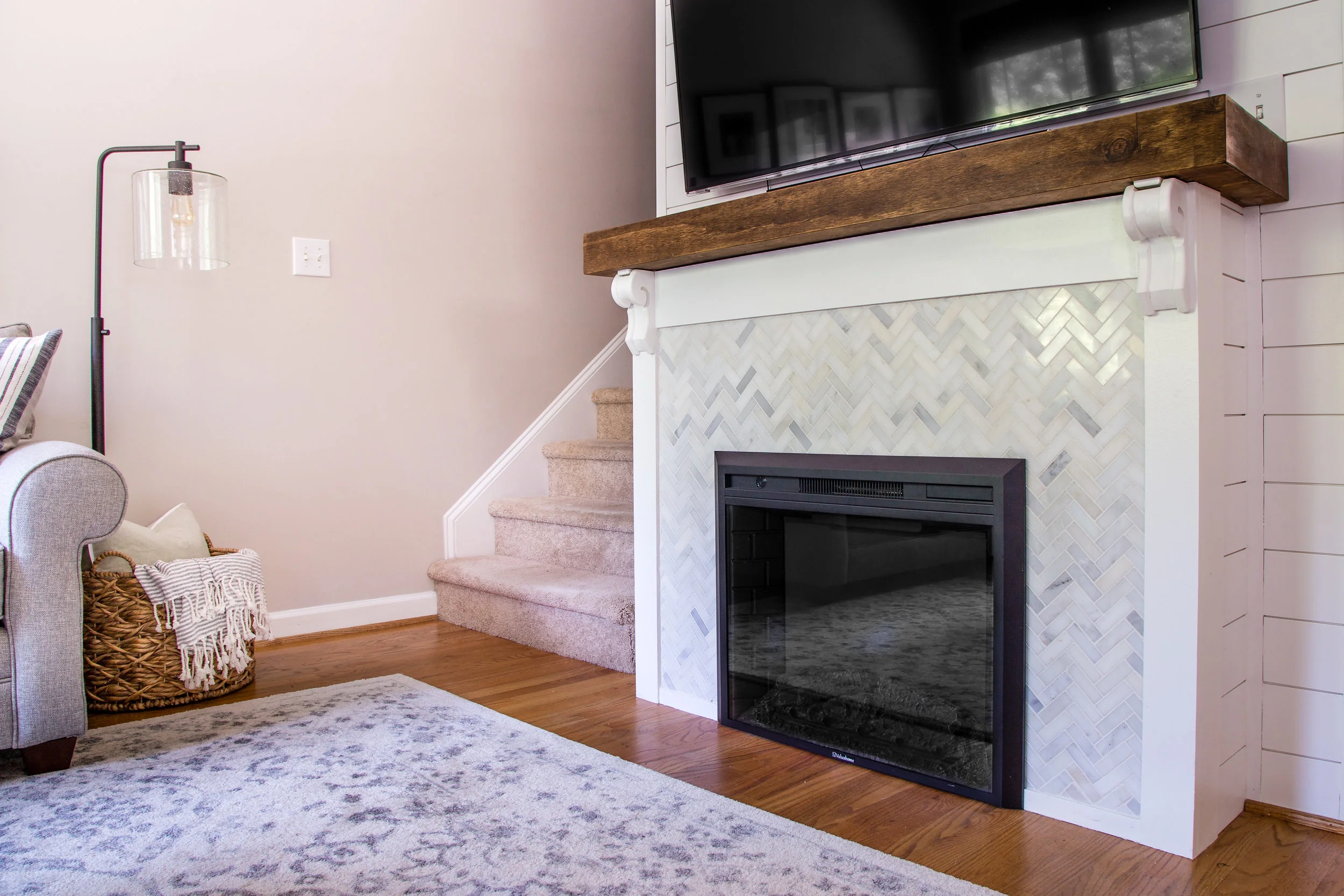 Built-In Electric Fireplace — Duraleigh Design Co