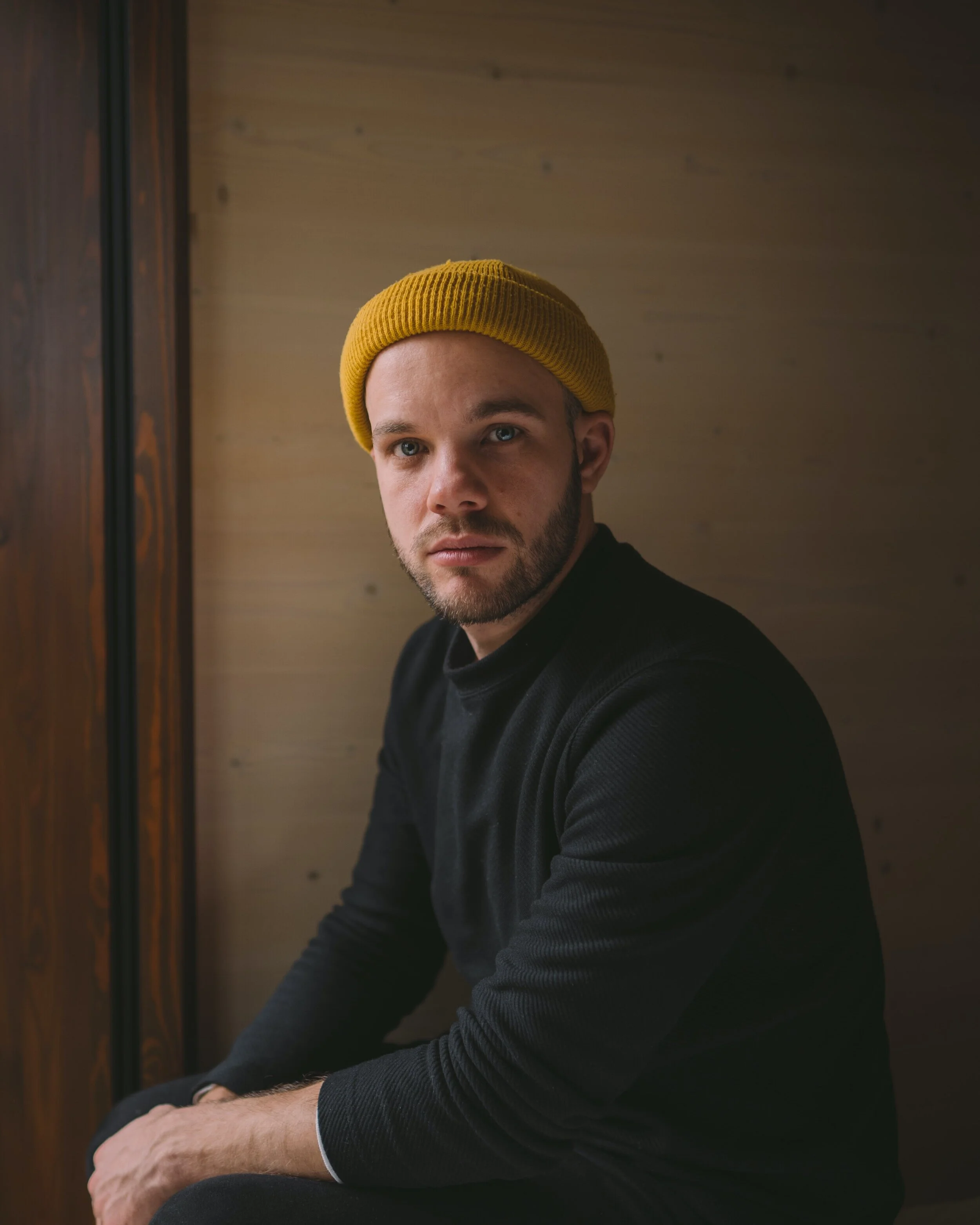 David Pires smilling to the camera.