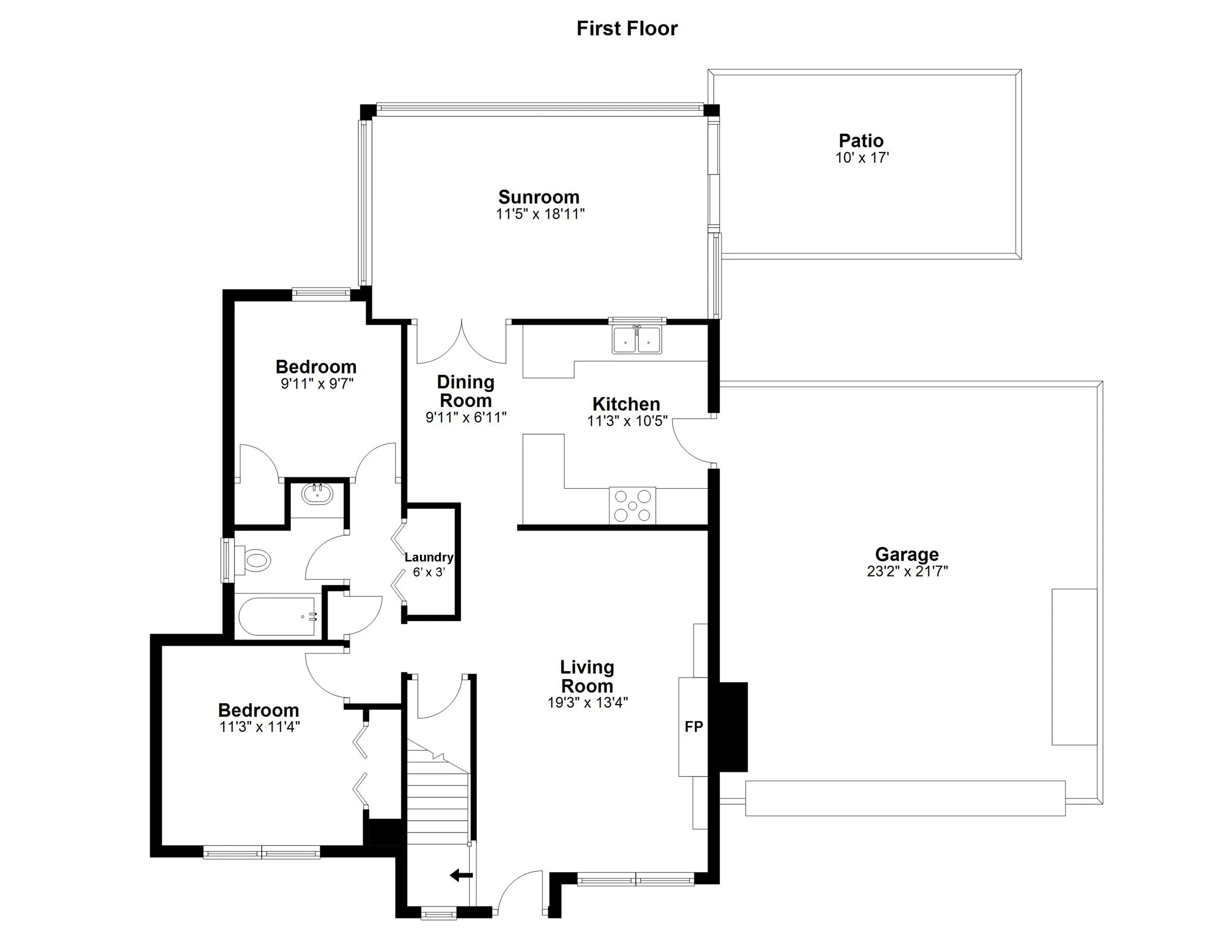 3954 Evergreen Drive Floorplan 1.jpg