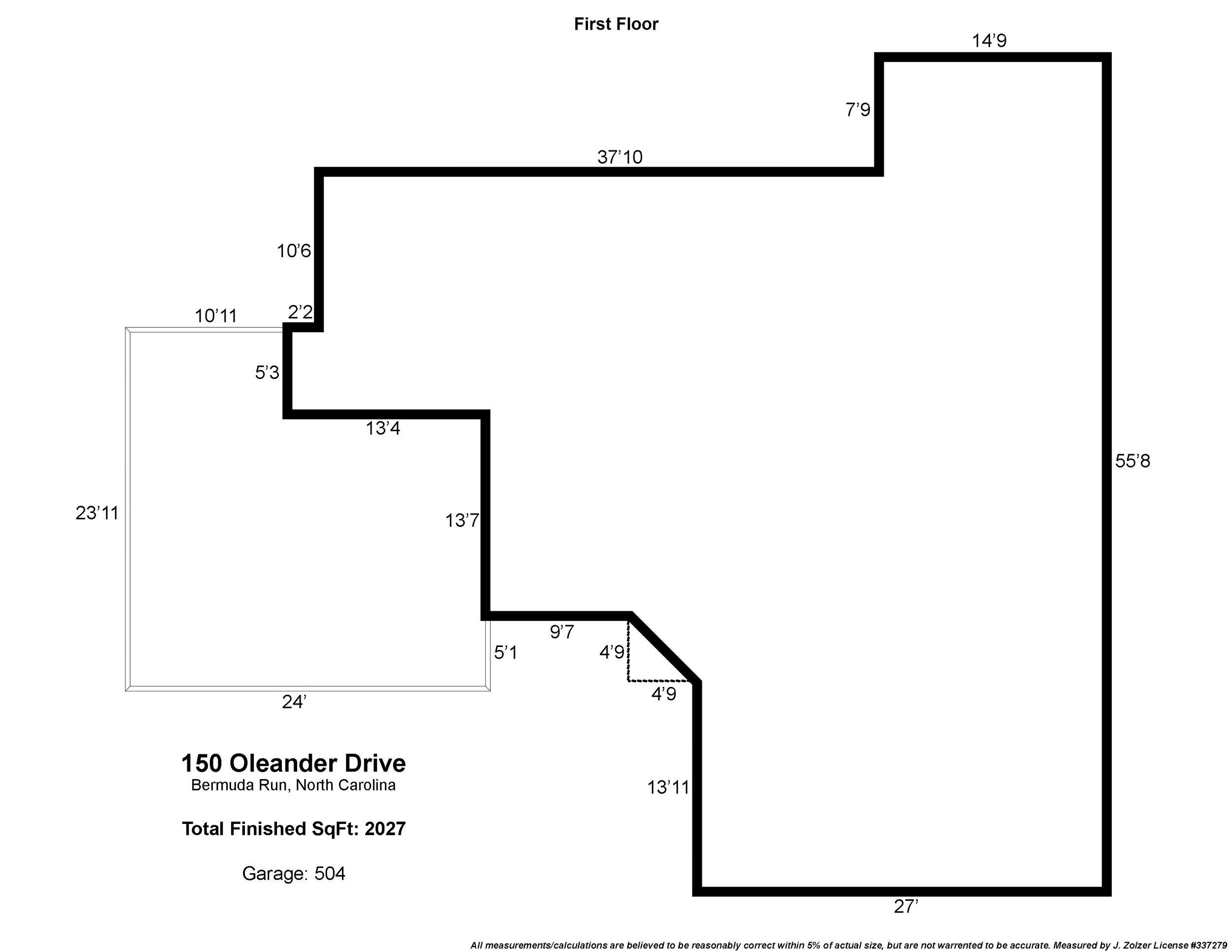 150 Oleander Drive Measurements.jpg