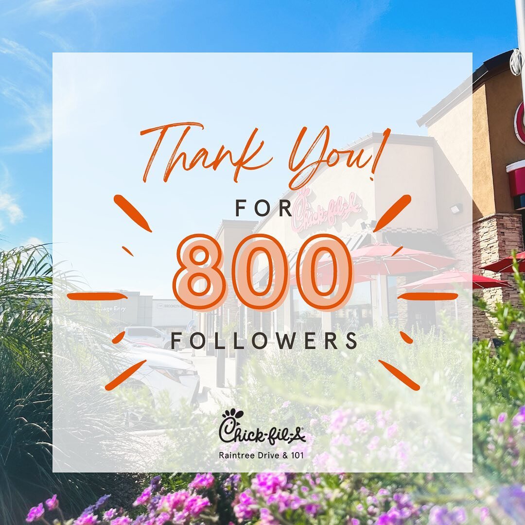 800! 🥳 We&rsquo;re grateful for each and every one of you and it&rsquo;s our pleasure to serve you every day! ❤️