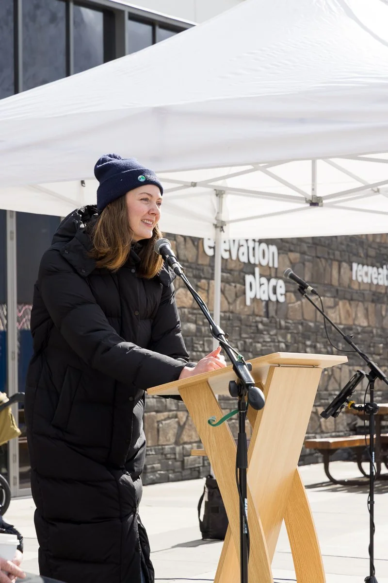 Jackie Kinney, Biosphere Institute, presents. Photo credit: Trixie Pacis