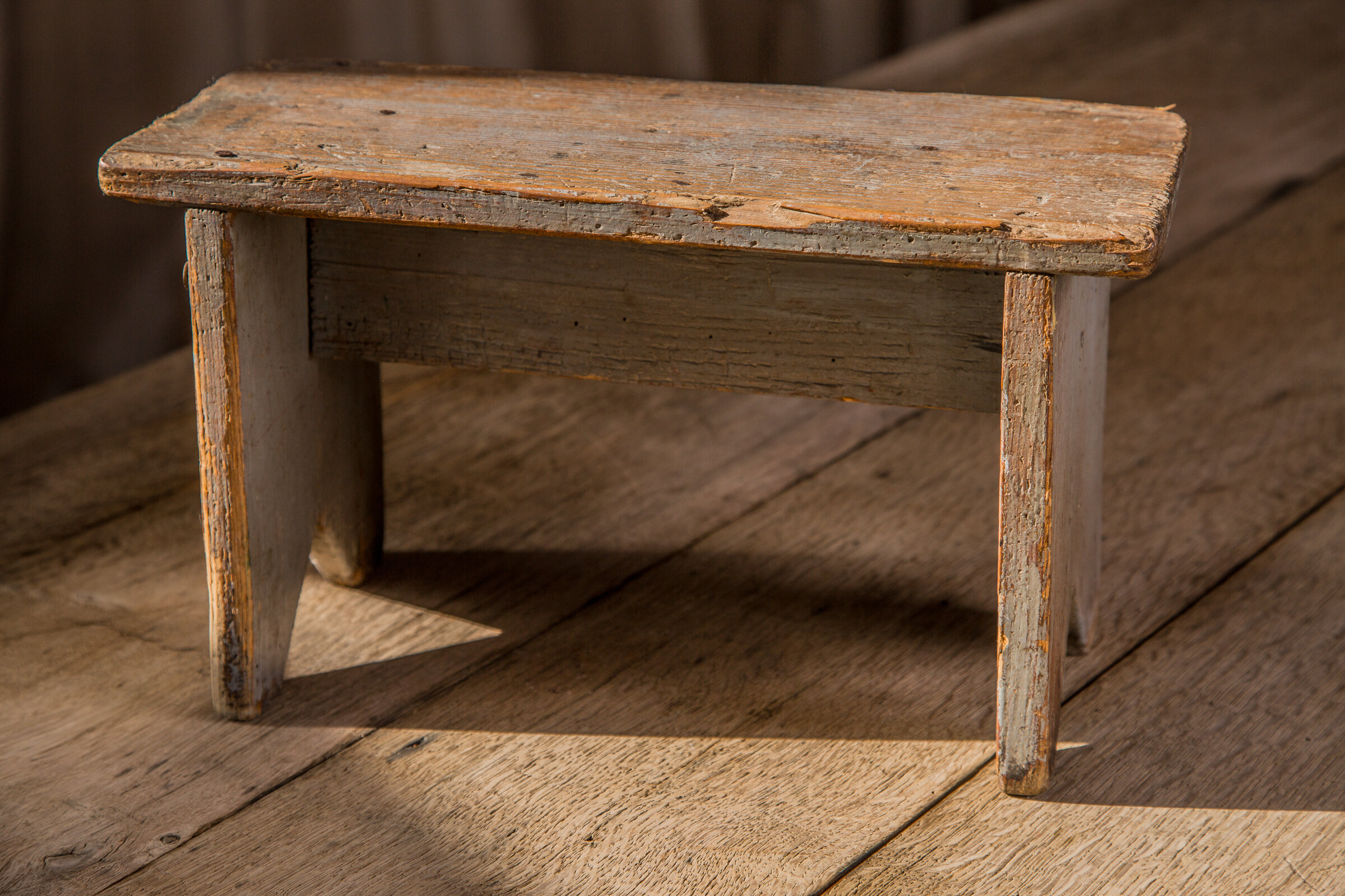 Little Wooden Footstool – £65