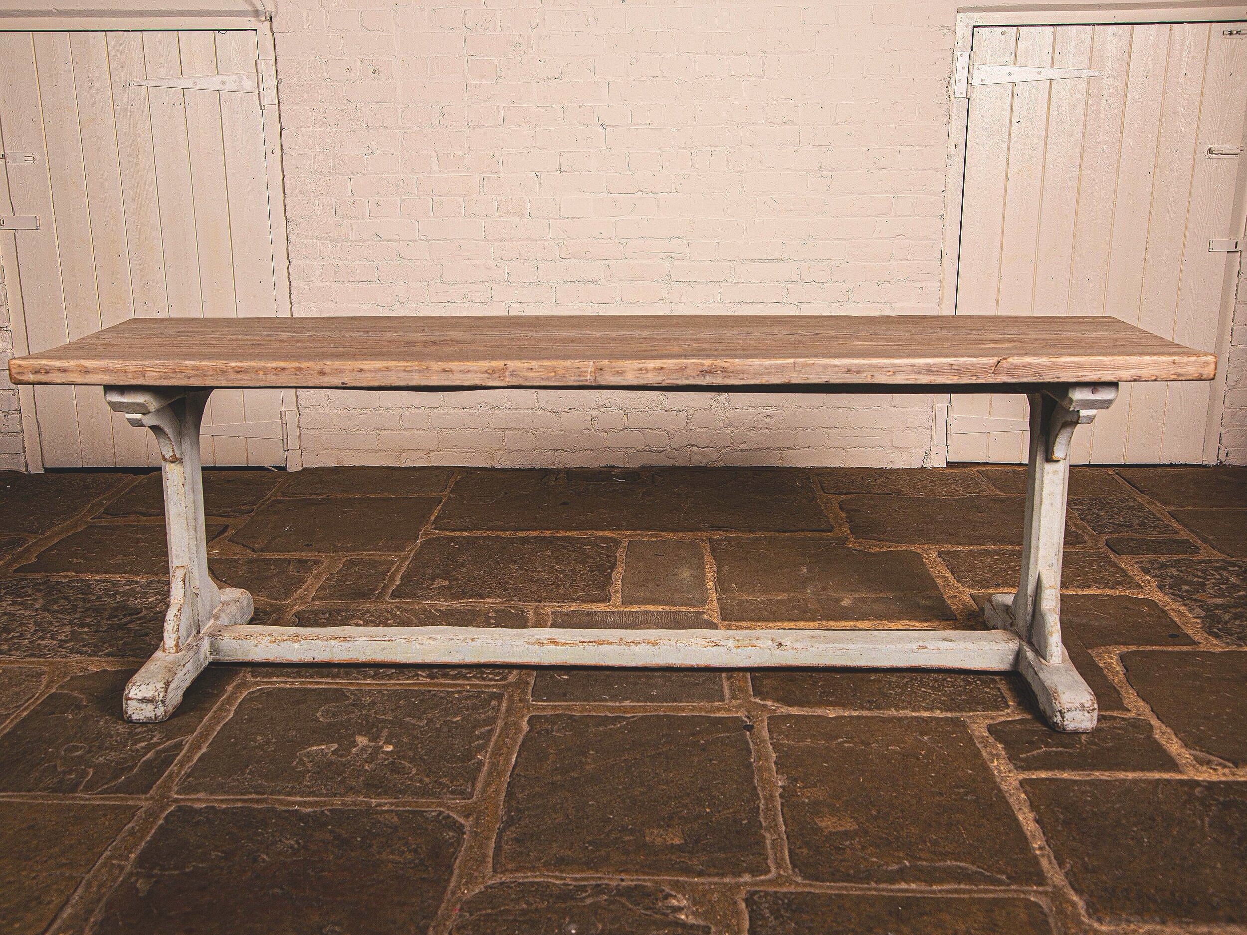 English Oak Trestle Table – £3,250