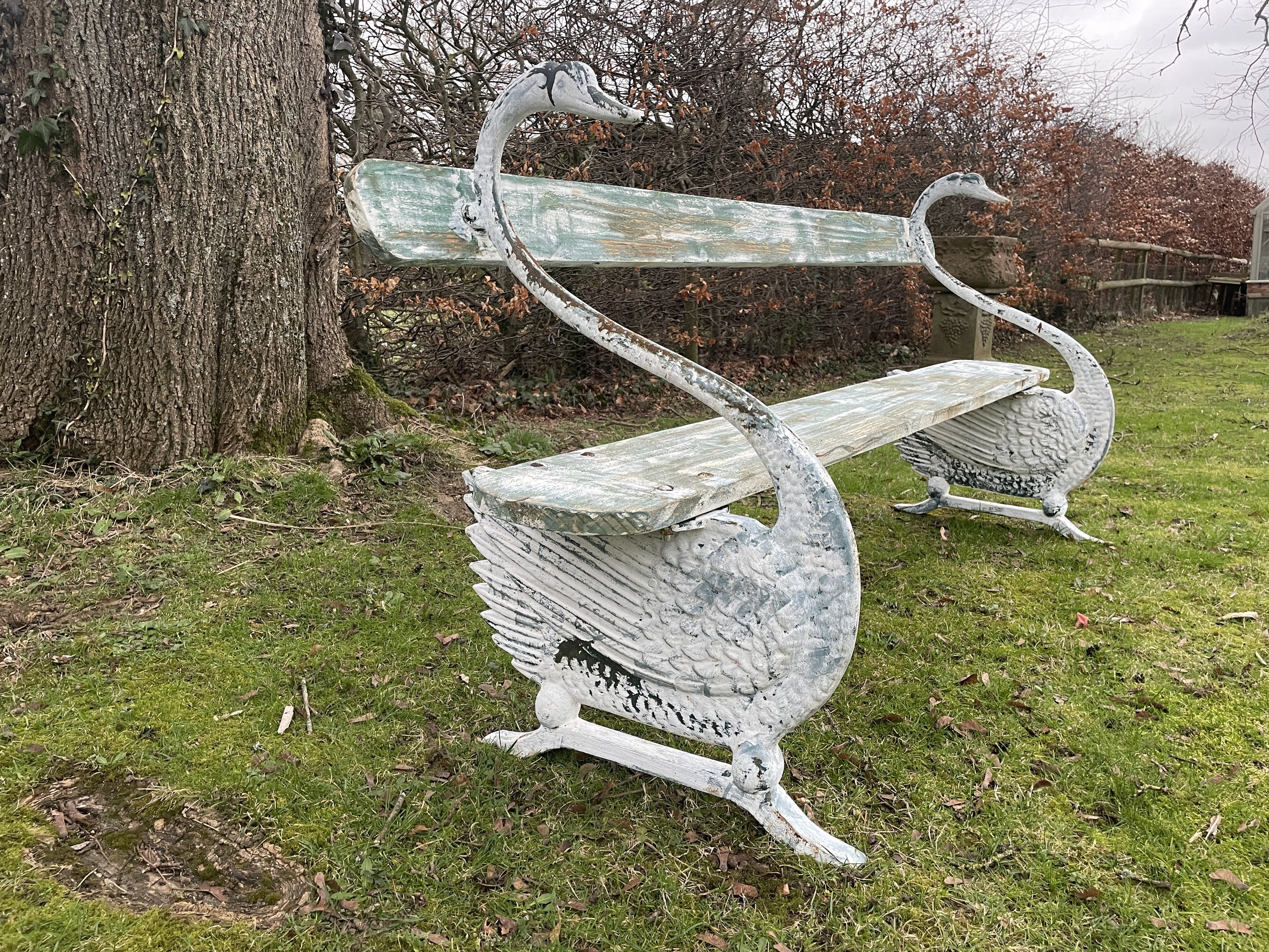 Swan Garden Bench - £3,200
