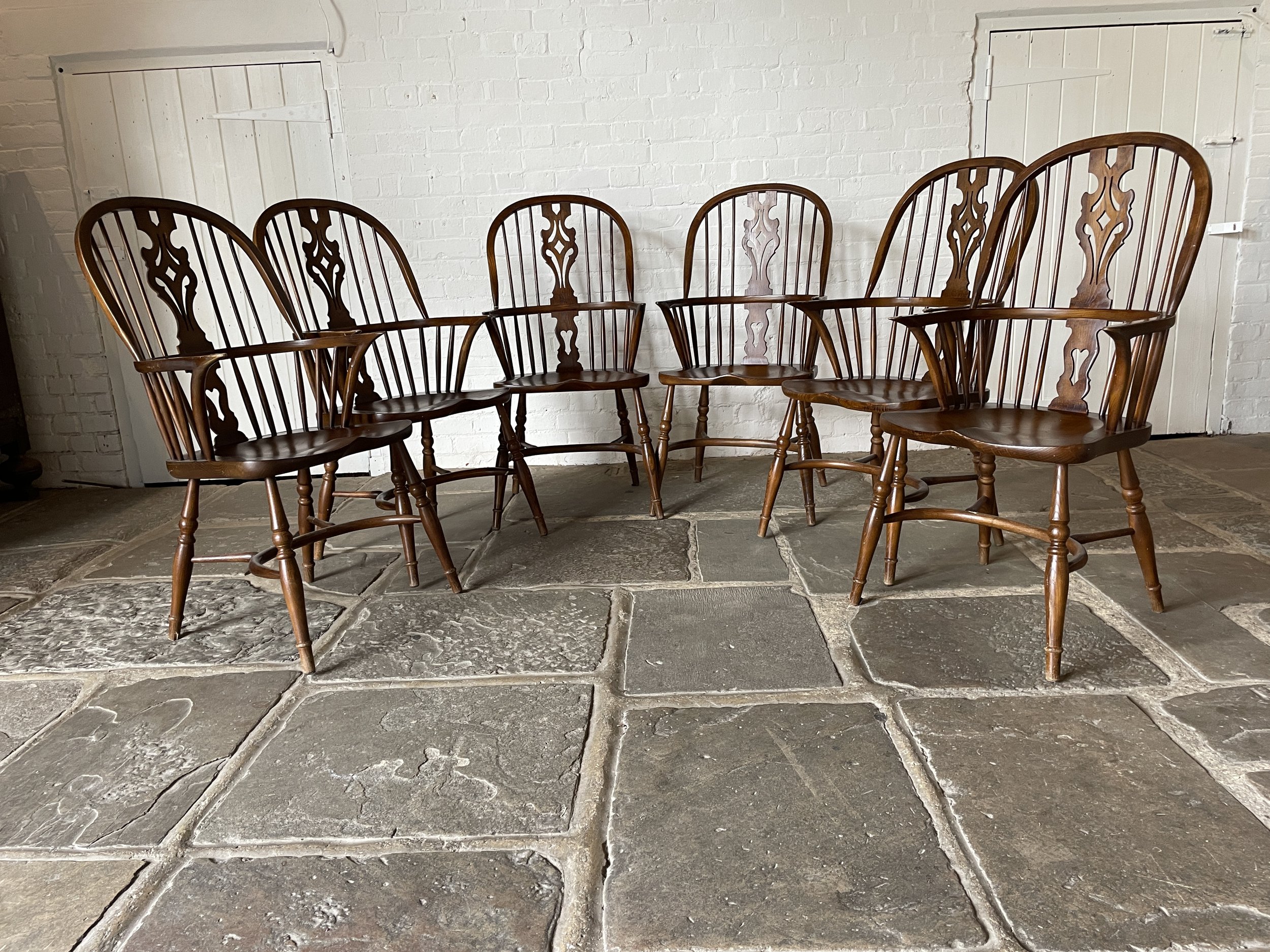 Set of 6 Windsor Style Chairs - £875