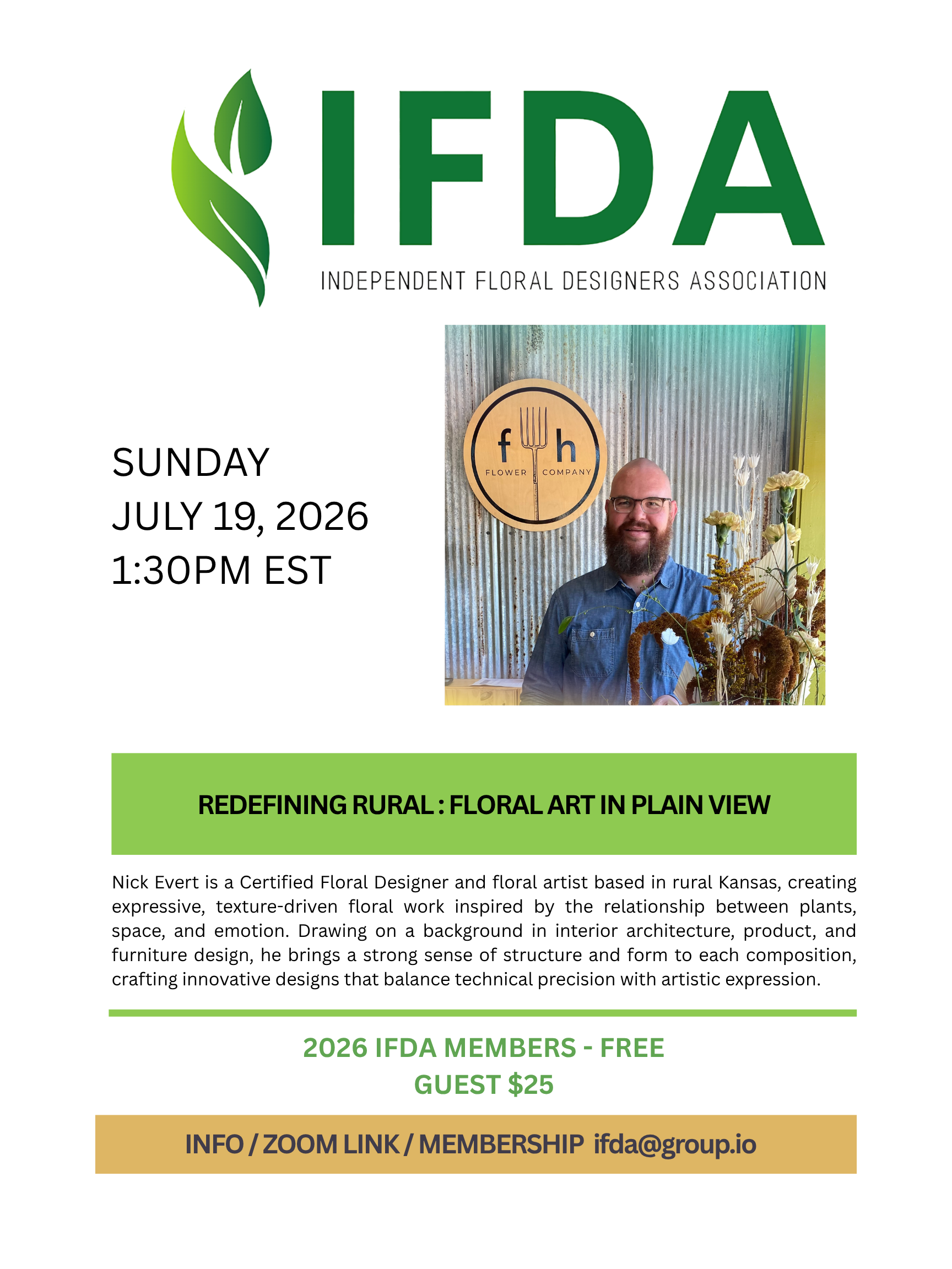 Redefining Rural: Floral Art In Plain View - Nick Evert