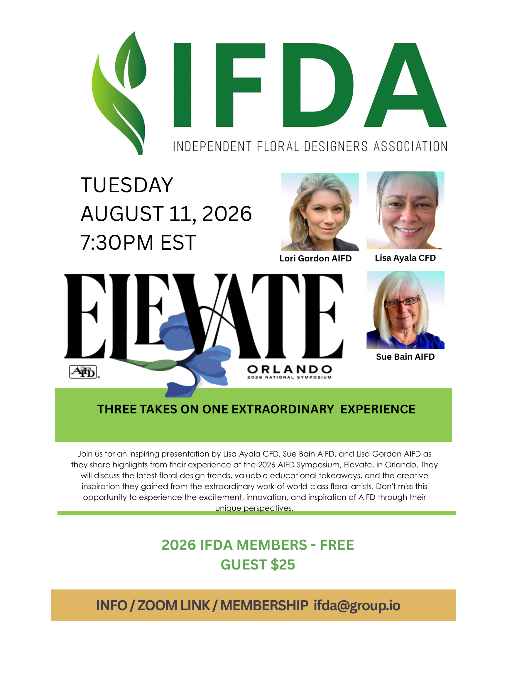 Three Takes on One Extraordinary  Experience with Lisa, Lori & Sue