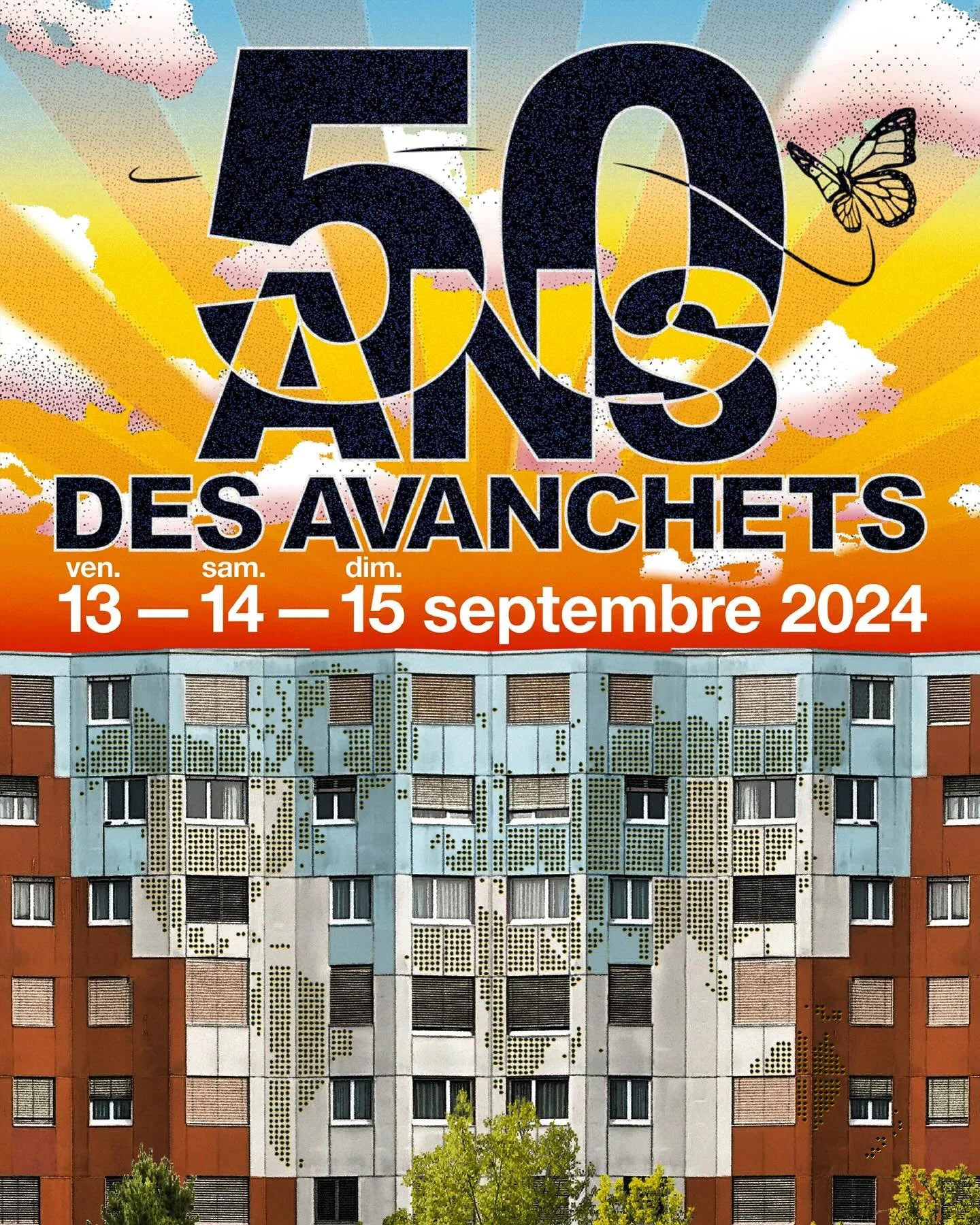 Nous avons l&rsquo;immense plaisir de vous inviter &agrave; notre grande f&ecirc;te des 50 ans du quartier des Avanchets.
🥳🥳🥳🥳🥳🤩🤩🤩🤩