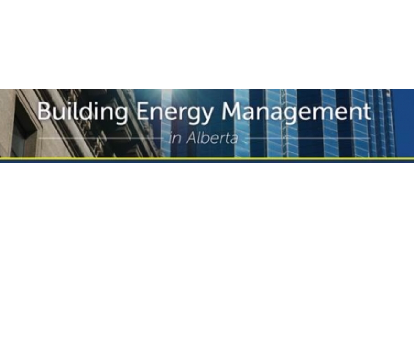 Building Energy Management in Alberta