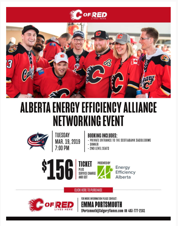 AEEA Calgary Flames Networking Event
