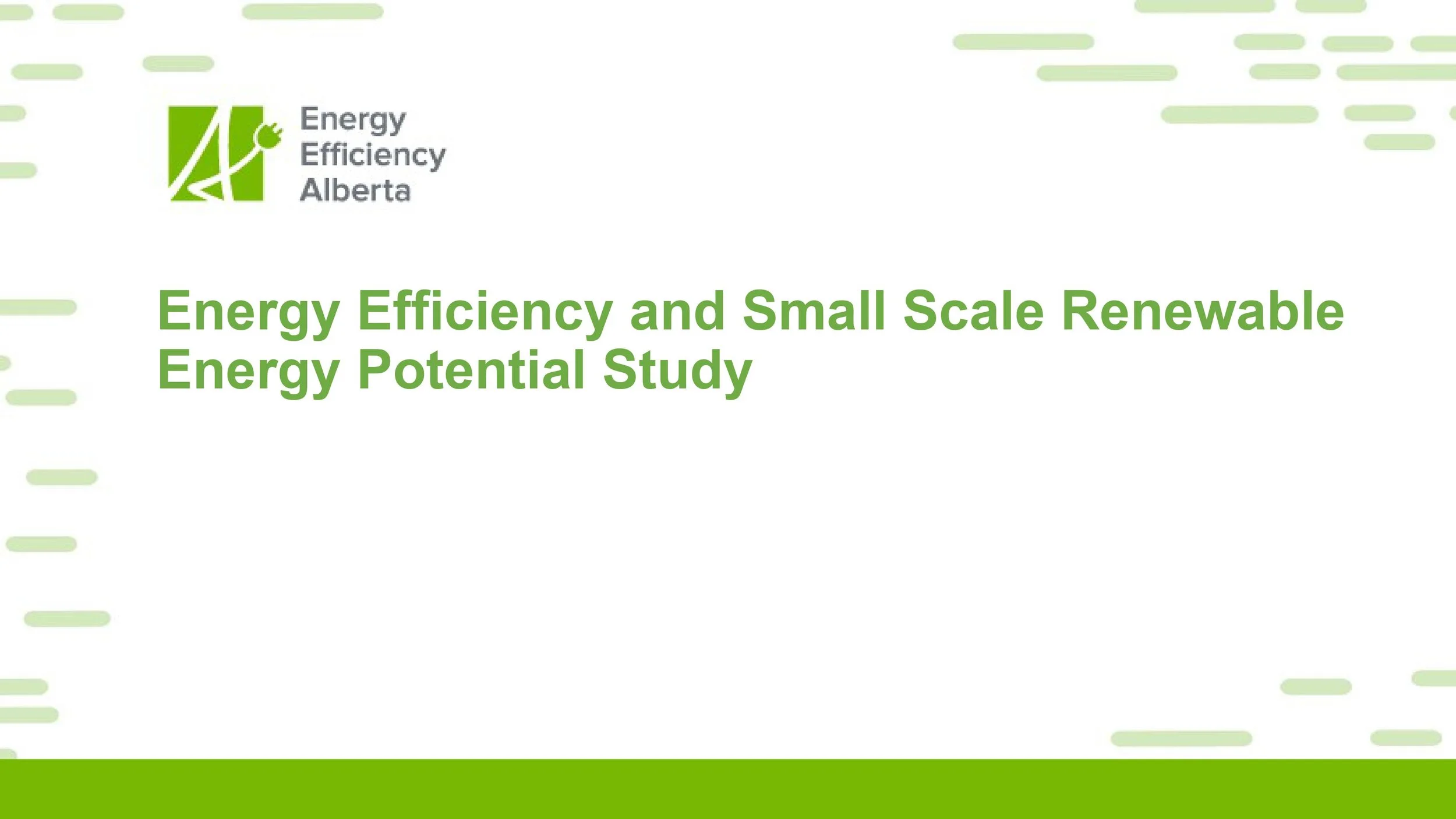 Potential Study Presentation
