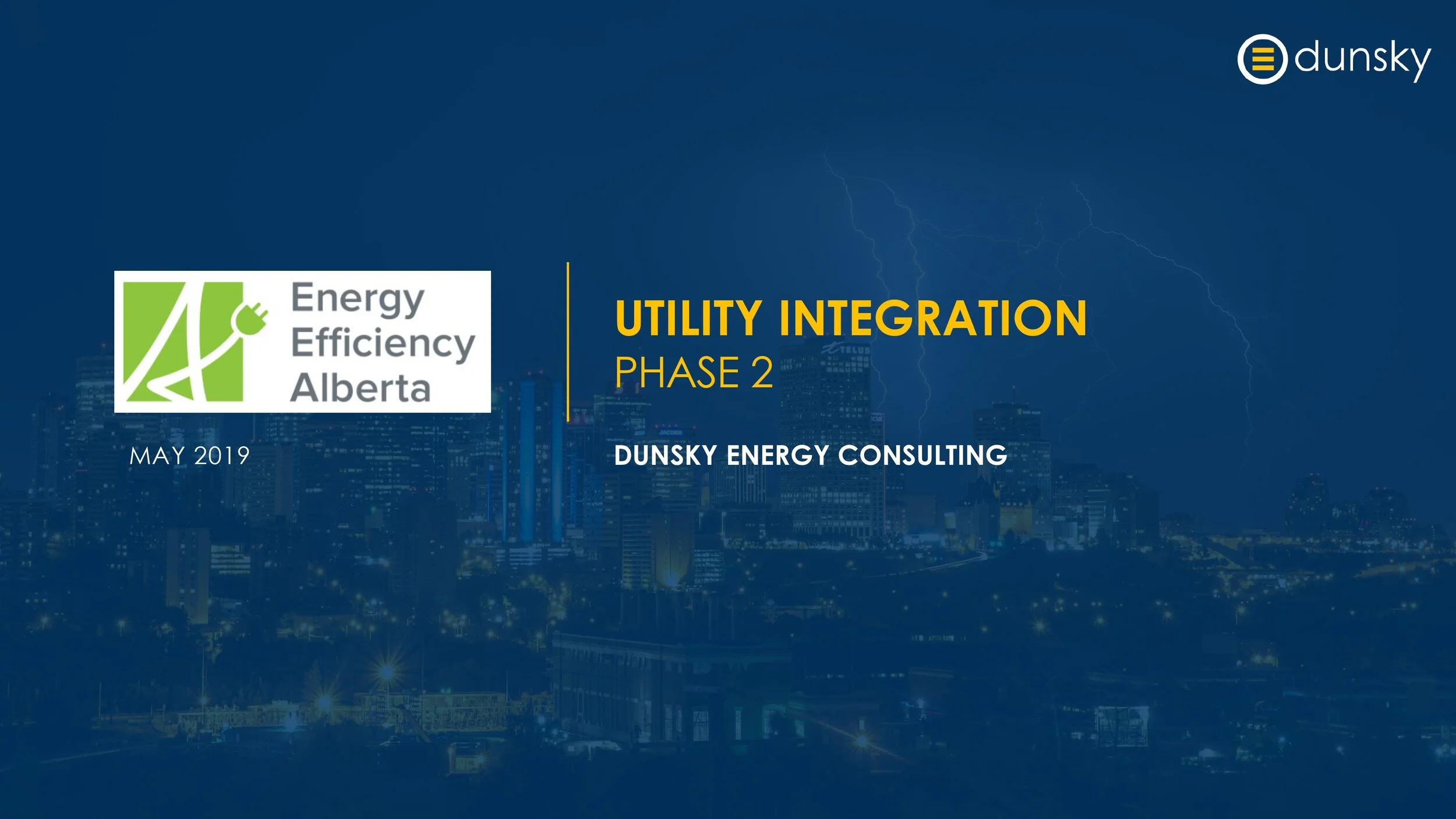 Energy Efficiency Alberta Utility System Integration Phase 2 Report
