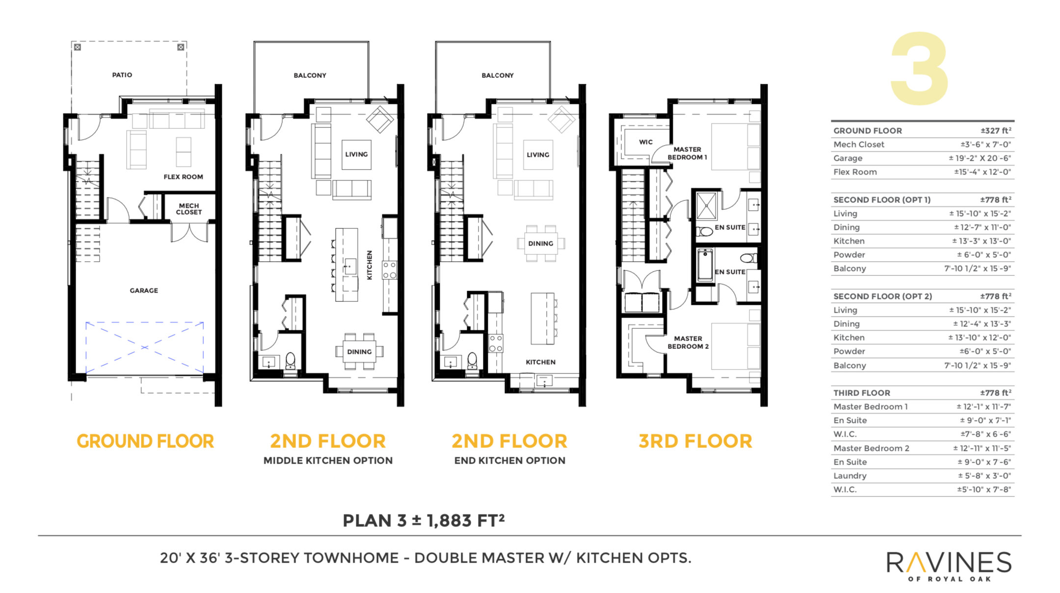 Three Y Townhomes Ravines Of