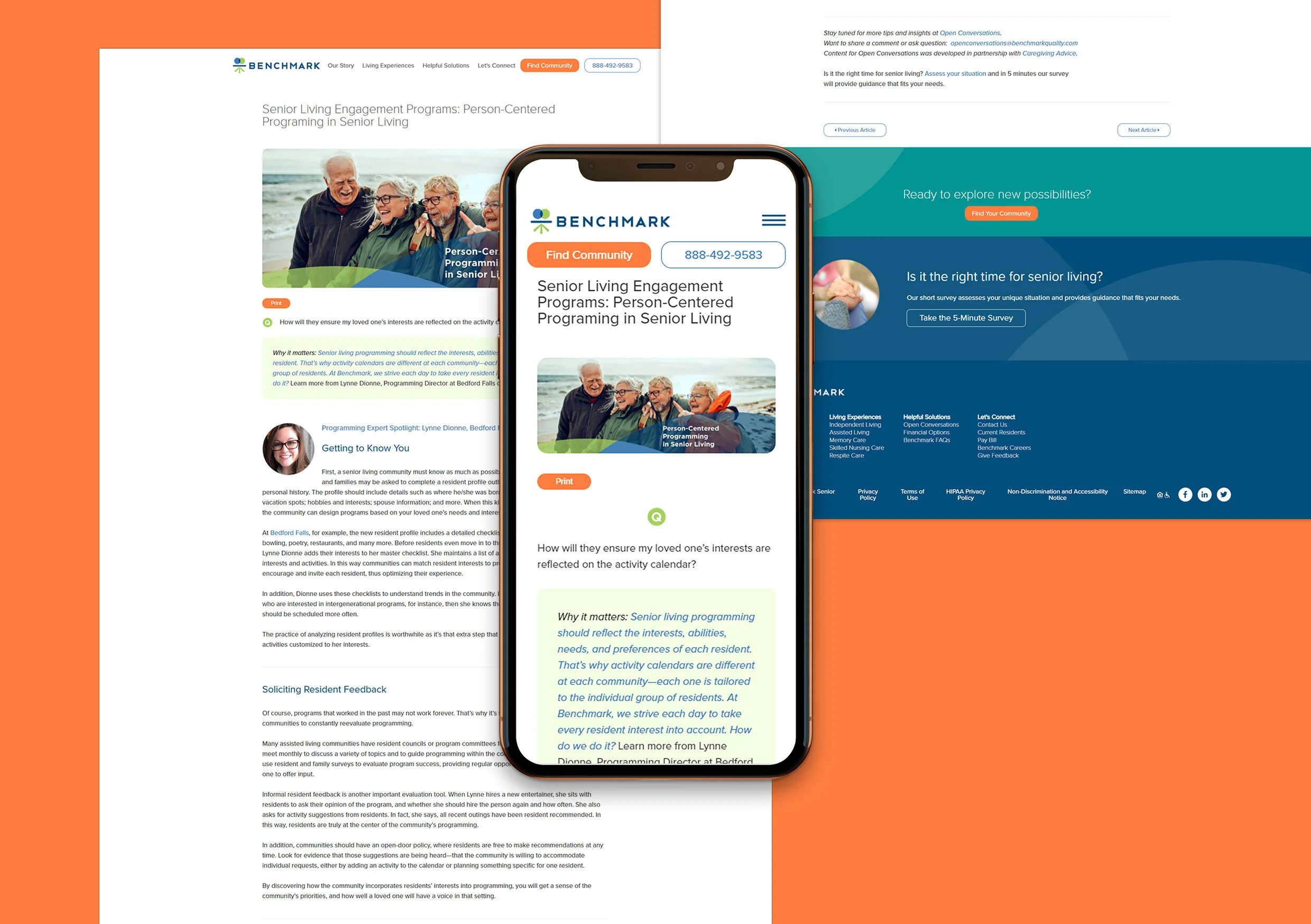 Person centered responsive blog with Sitefinity Progress