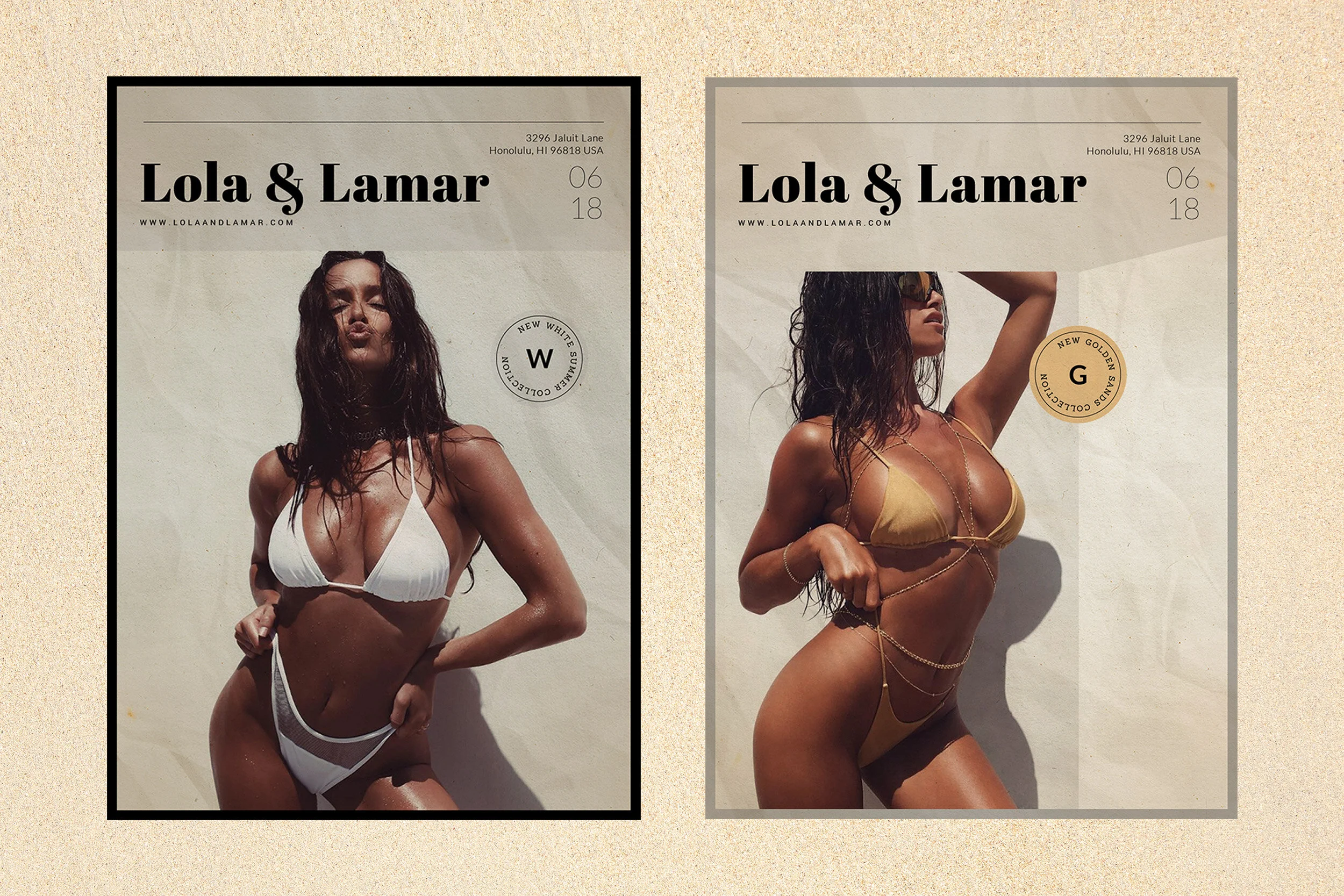 Vintage look flyer and posters