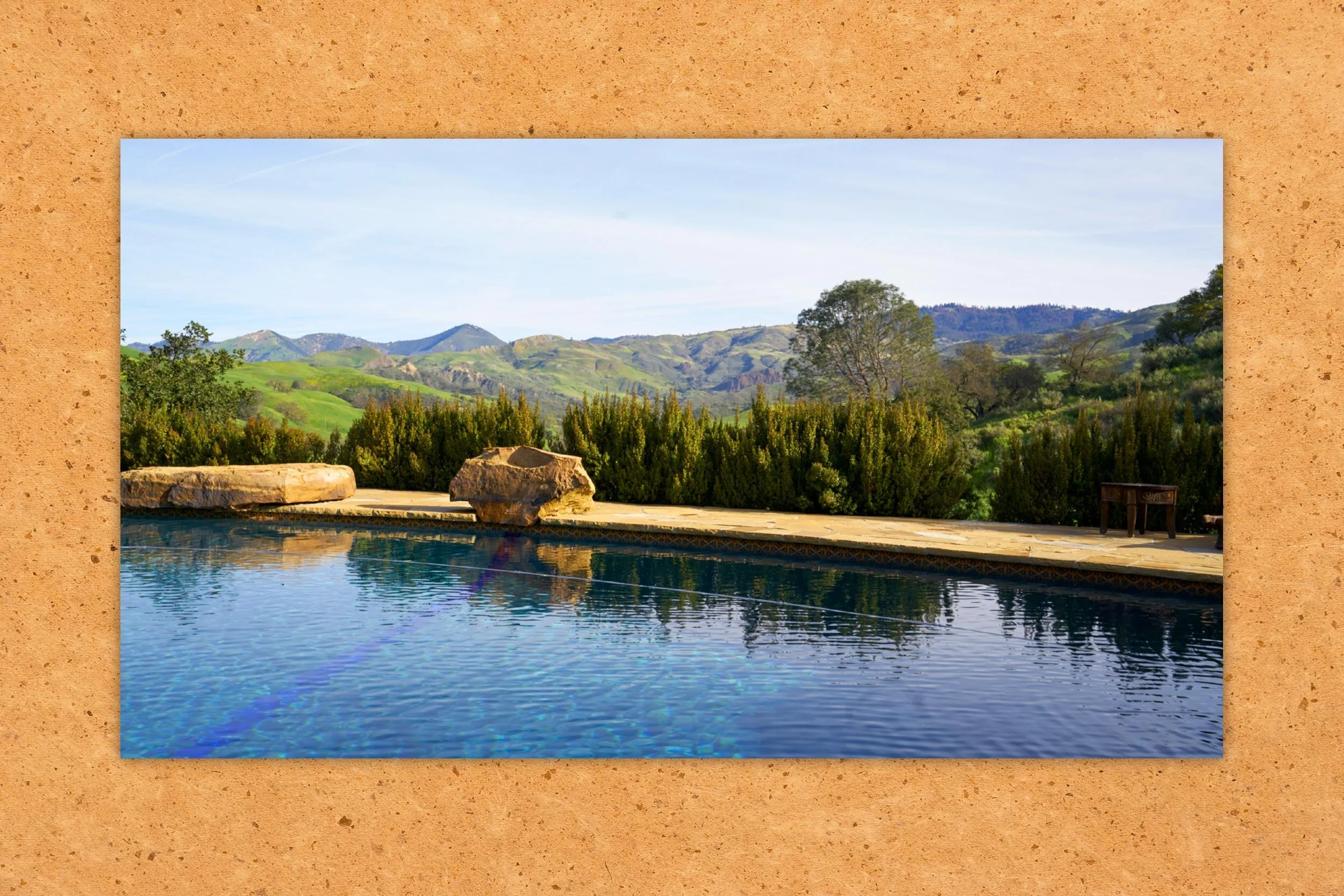 Another view from the Valley pool at Rancho Latigo