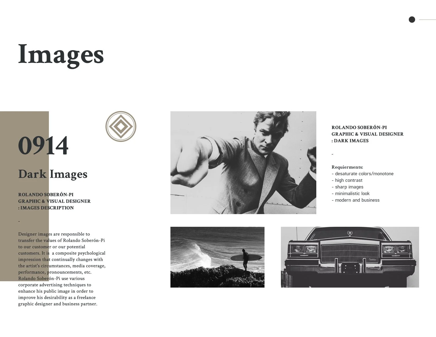 Images descriptions for brand guidelines.